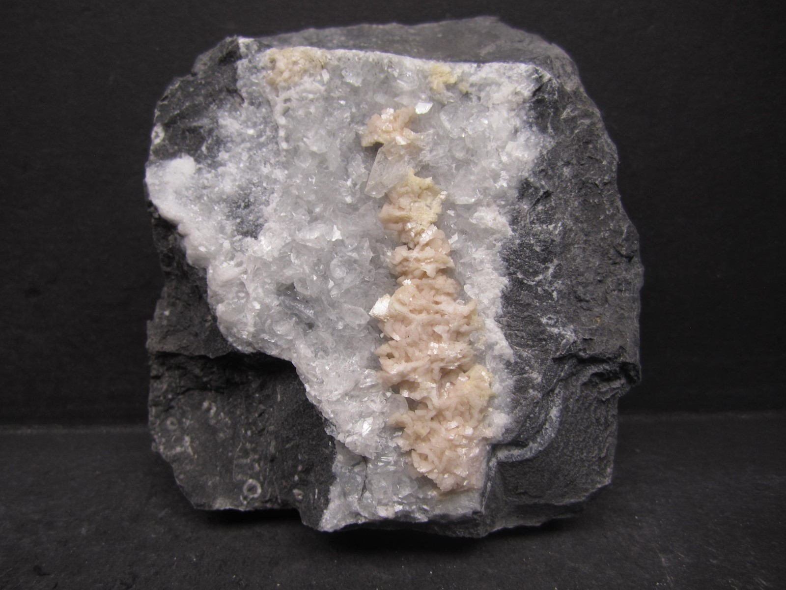 Dolomite and Calcite Crystal Cluster,  Oak Hall Quarry, PA #20