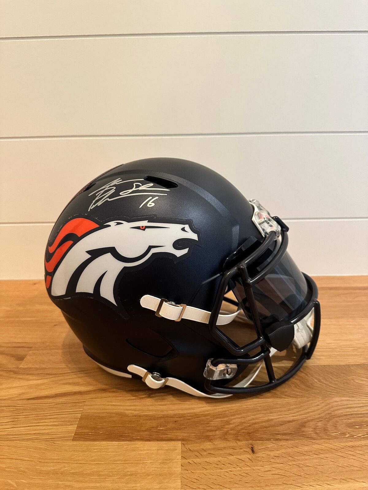 Jake “The Snake” Plummer Signed Denver Broncos Full Size Speed Replica Helmet –