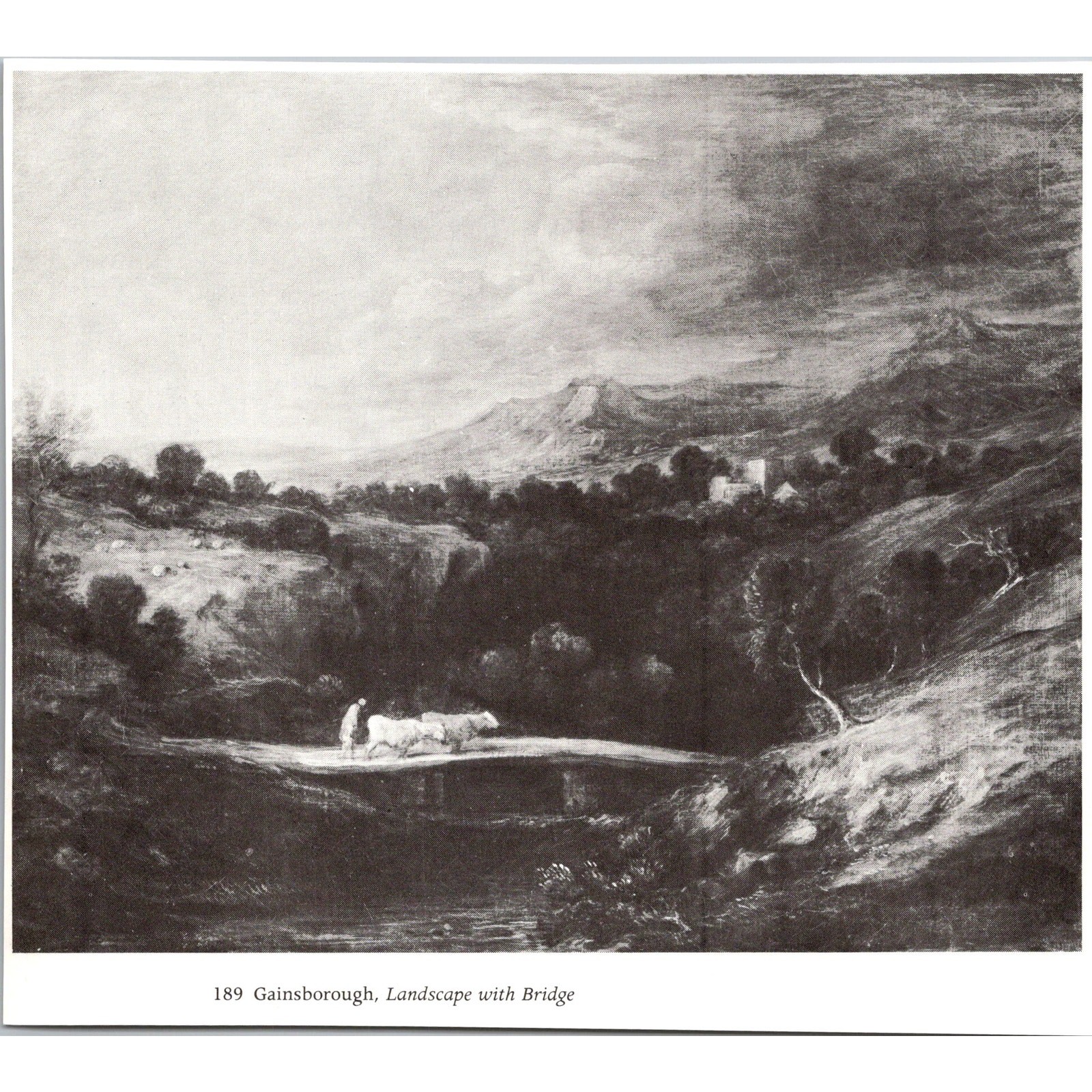 Gainsborough Landscape With Bridge 1969 Art Print SI6