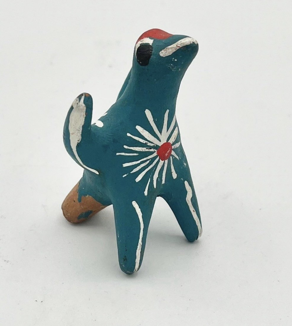 Handmade Clay Pottery Bird Figurine whistle 3\
