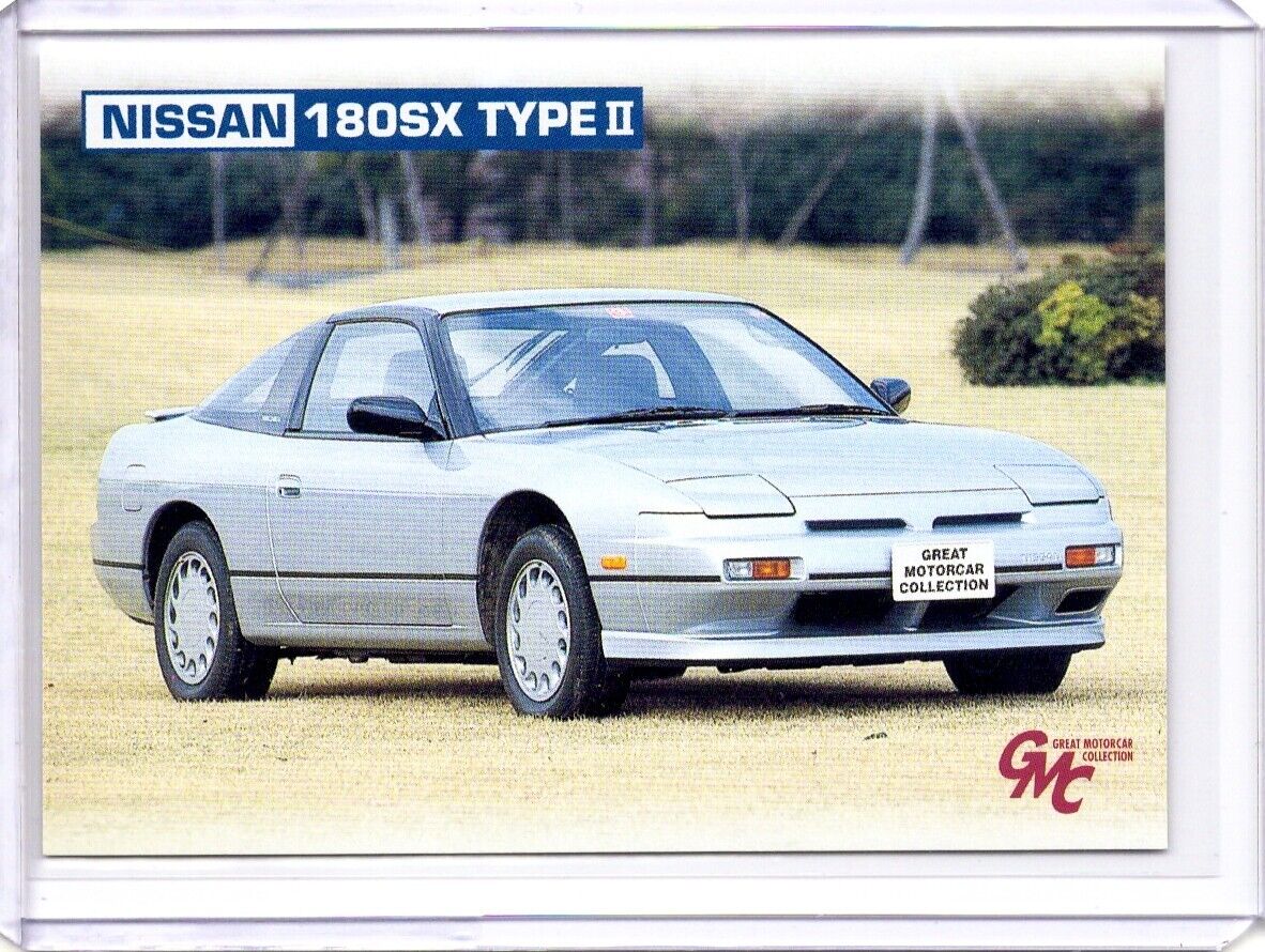 Nissan 180SX Type II Motor Car Collection Epoch Trading Card #075 Rare
