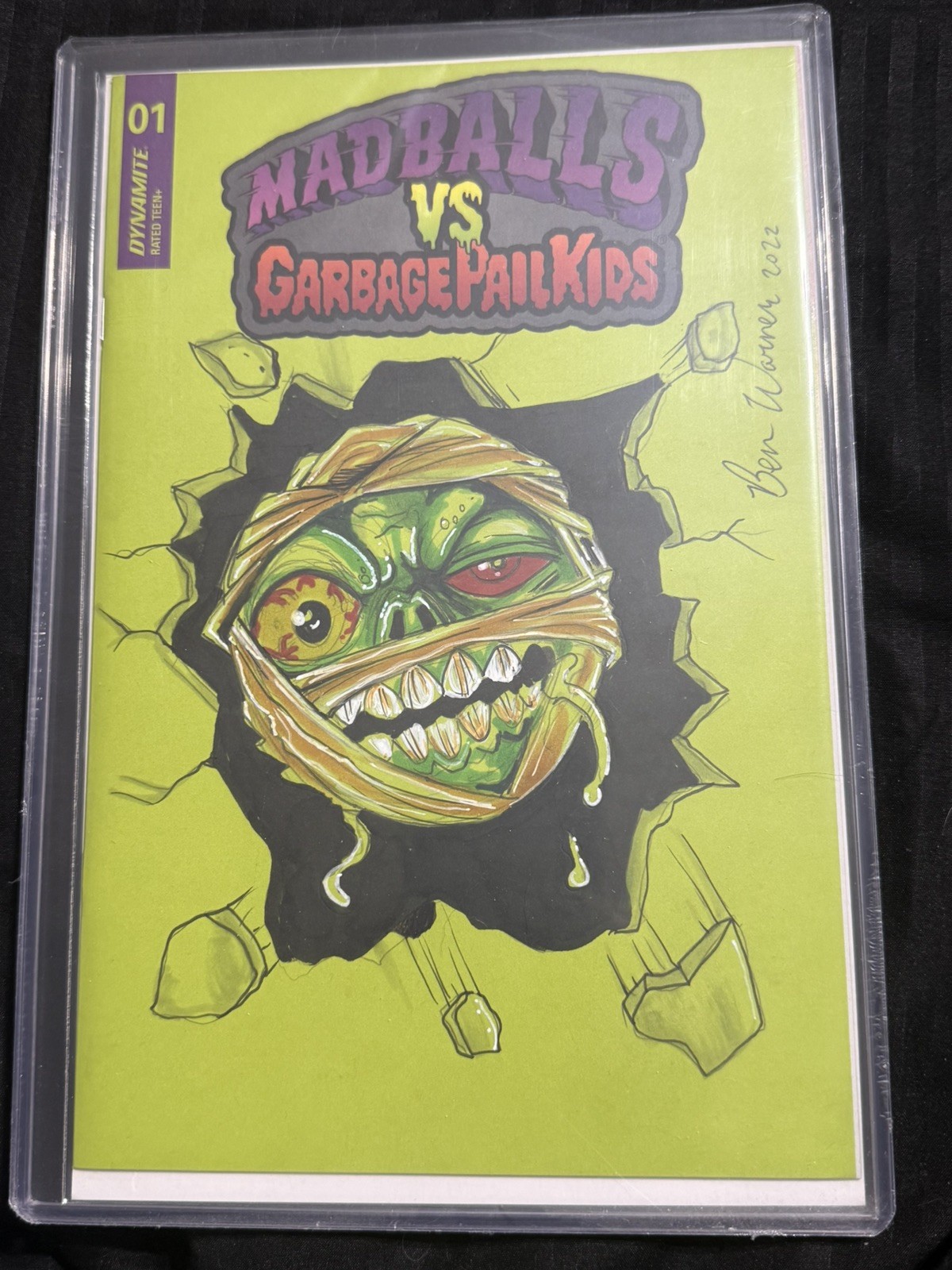 Madballs vs Garbage Pail Kids sketch cover by Artist Ben Warner | Madballs Art