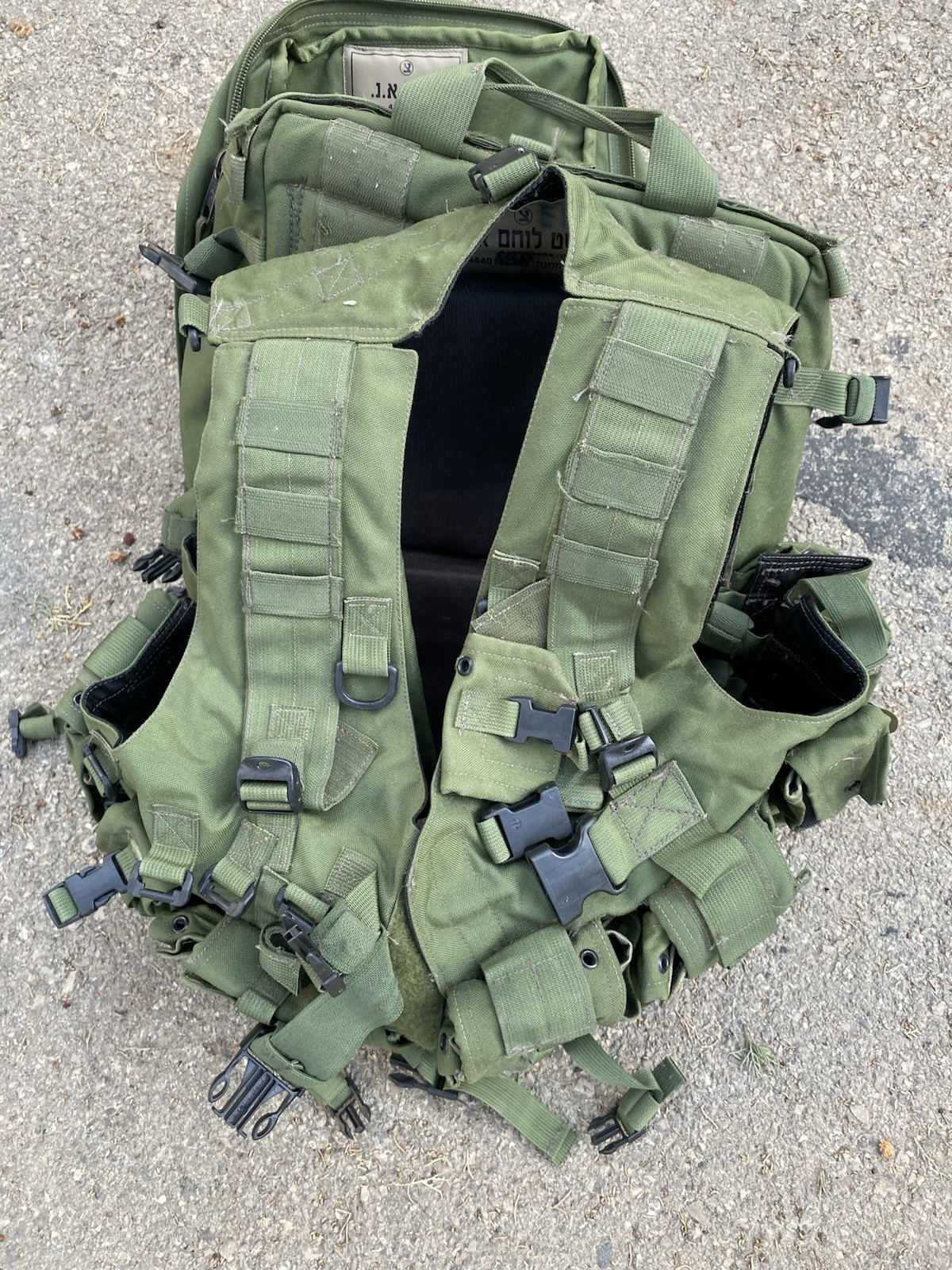 IDF Soldier Infantry Vest Ammunition Israel Army Millitary ZAHAL 2010