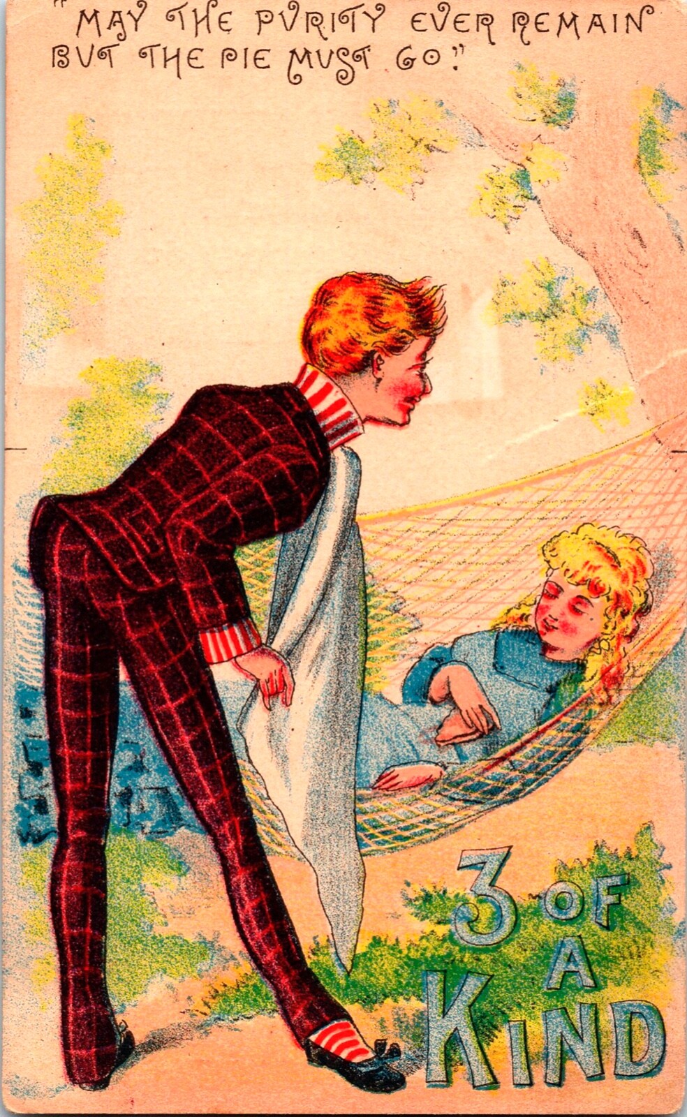 Vintage 1880s Romantic Couple Vaudeville Play 