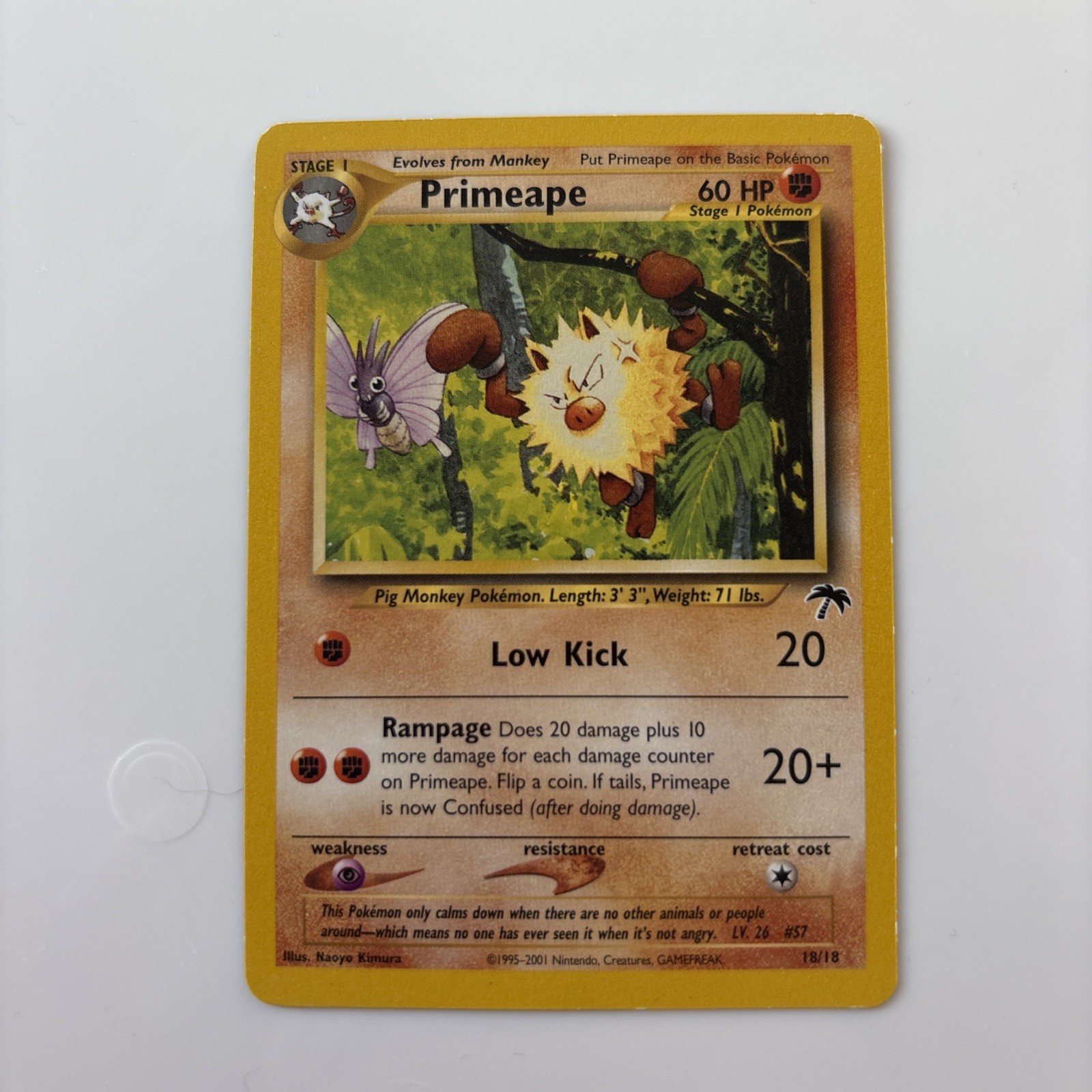 Primeape 18/18 - Southern Islands Regular - Pokemon TCG - MP