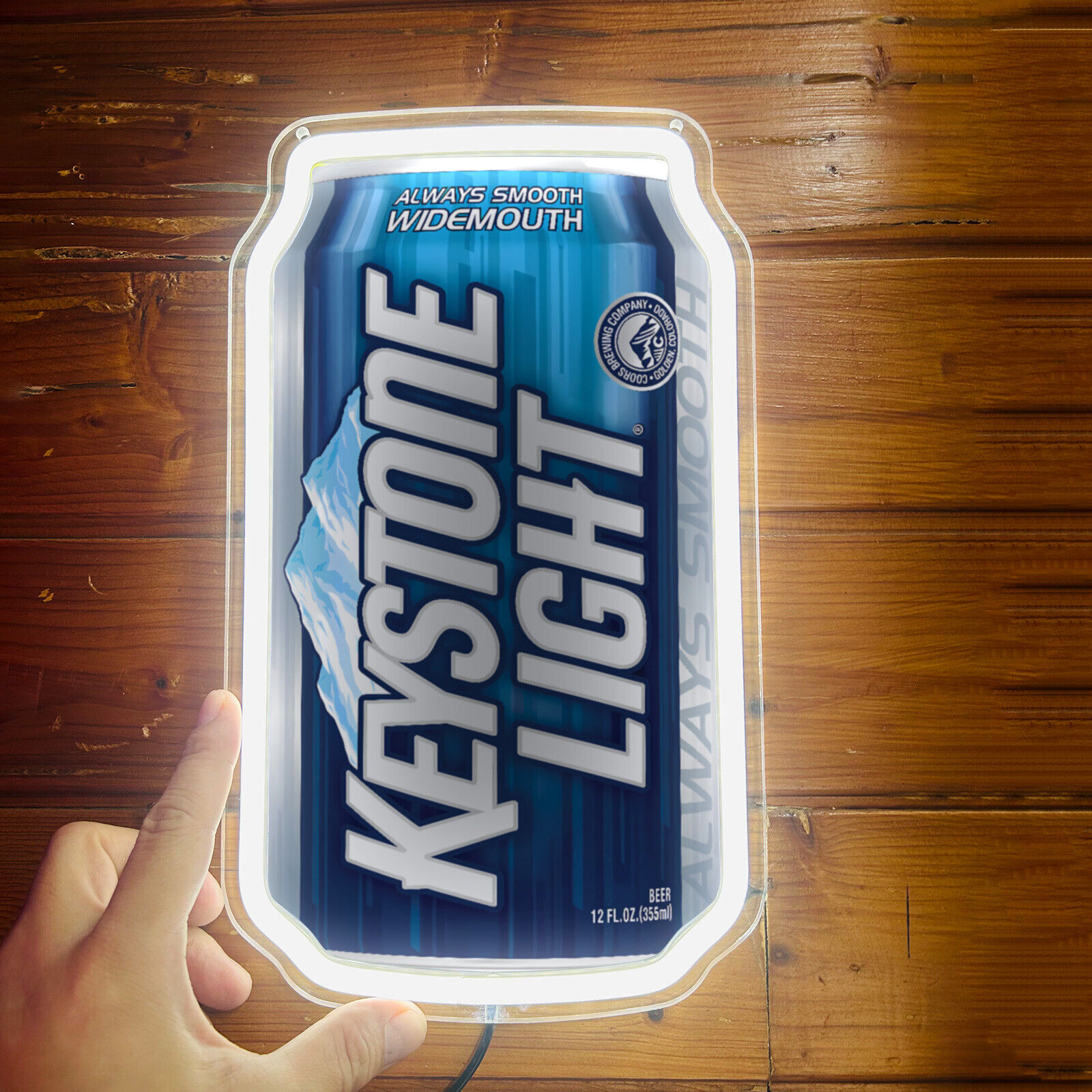 KEYSTONE LIGHT Beer Family Gathering Poster Party Club Silicone LED Neon Sign R1
