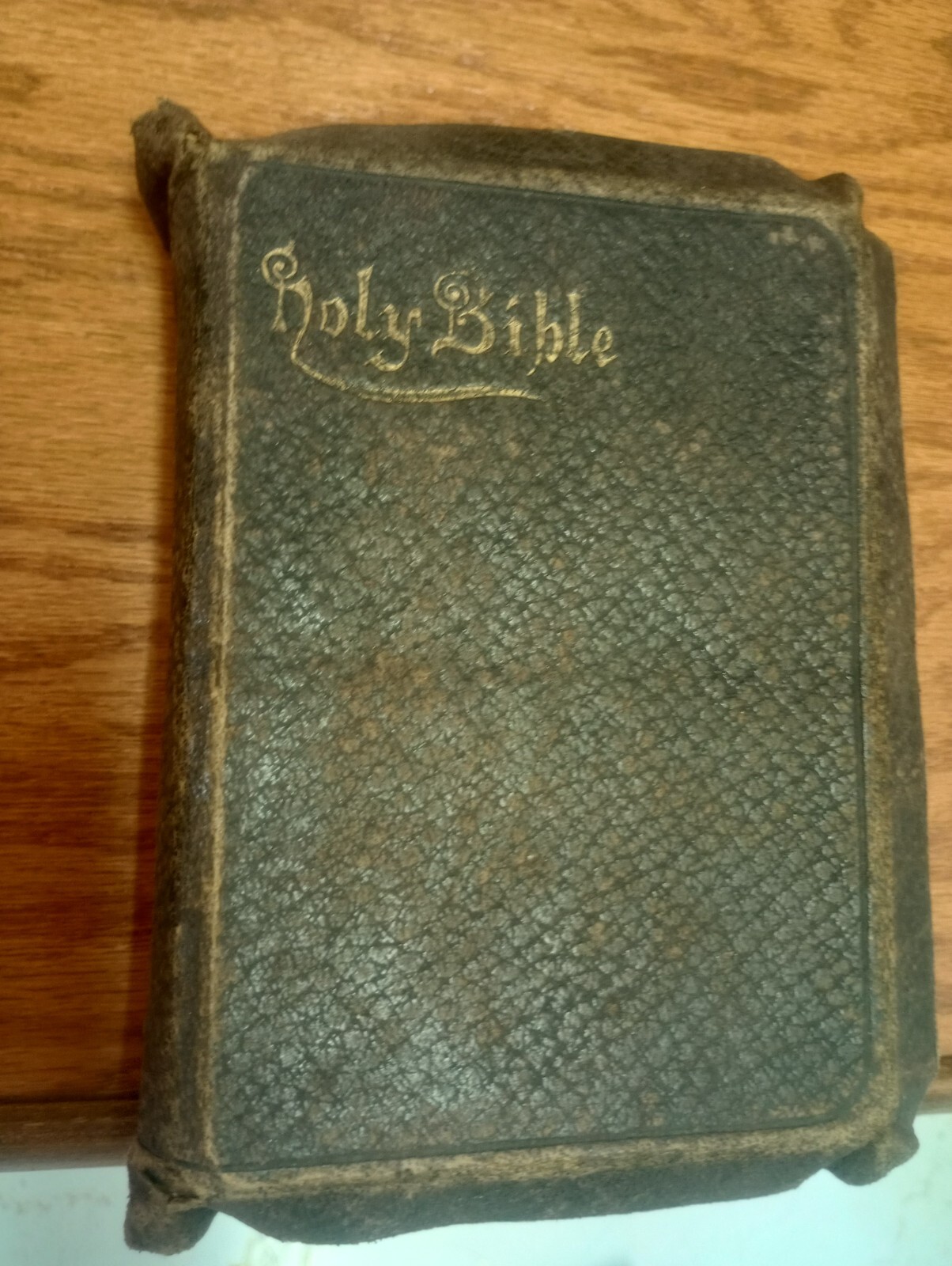 T. De Witt Talmage Editor Christian Herald signed gifted Holy Bible Feb 17, 1894