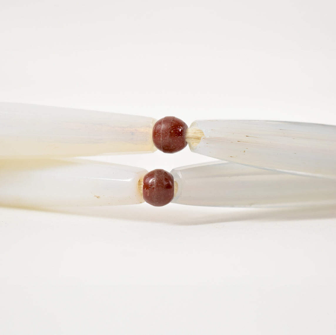 Translucent Faceted Bohemian Trade Beads X-Large 34 Inch