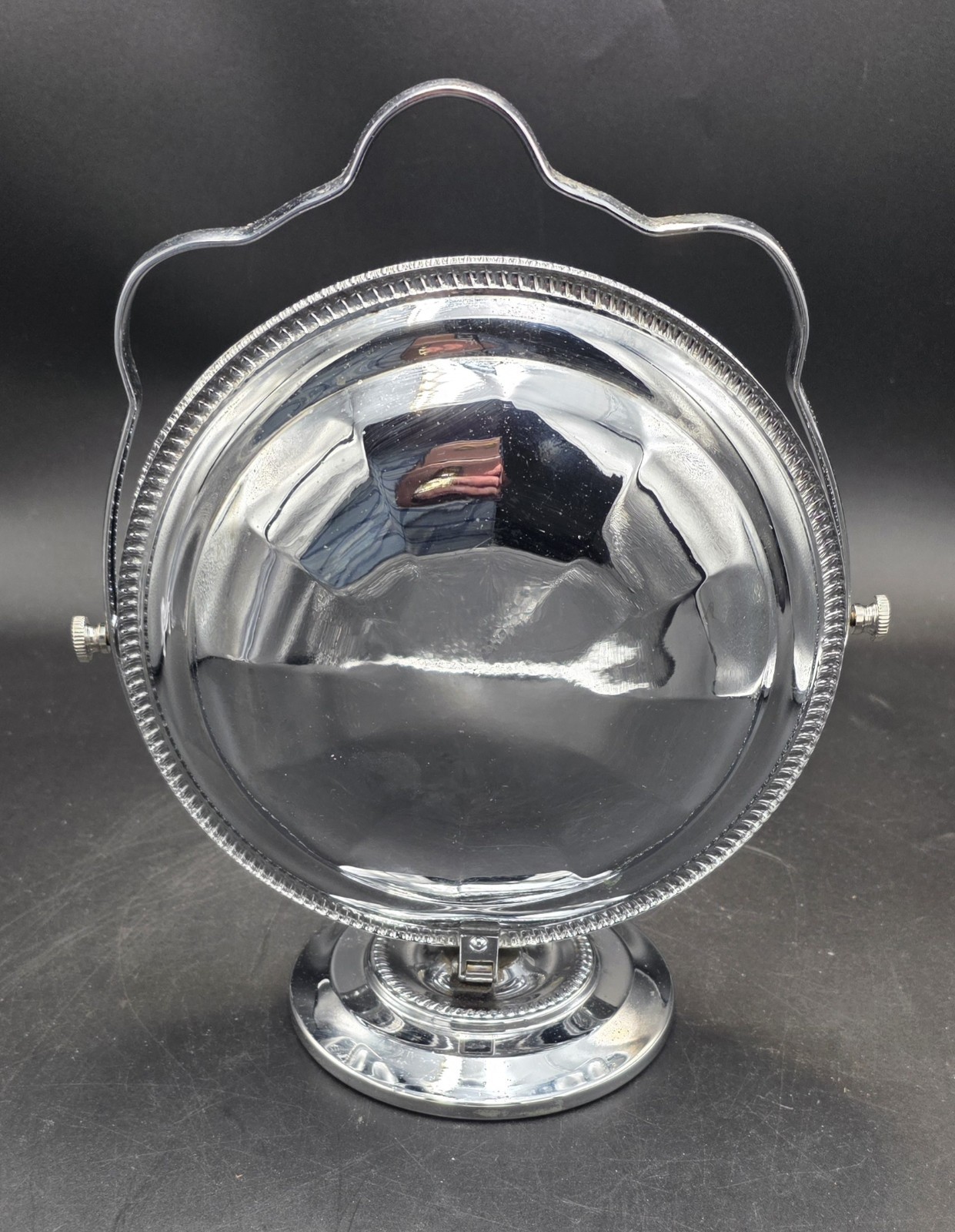 Foldable 3 tiered Chrome Dessert Tray