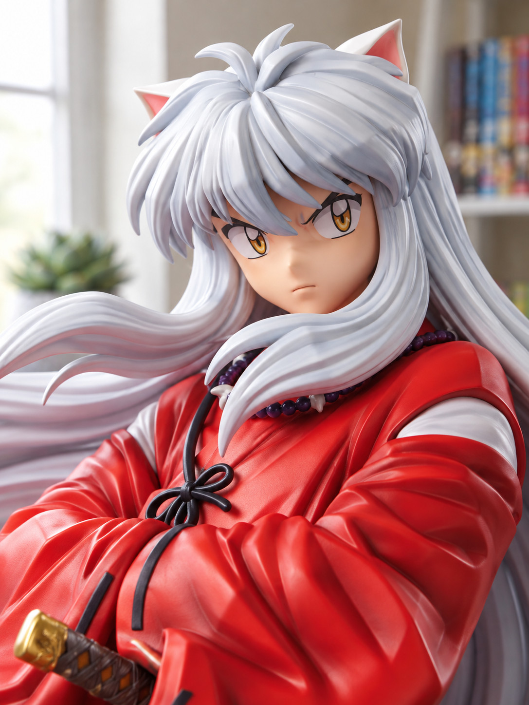 Inuyasha Figure 34cm 13.4in Half Demon Tessaiga Anime Statue Collectible Gift Inuyasha Figure 34cm 13.4in Half Demon Tessaiga Anime Statue Collectible Gift
