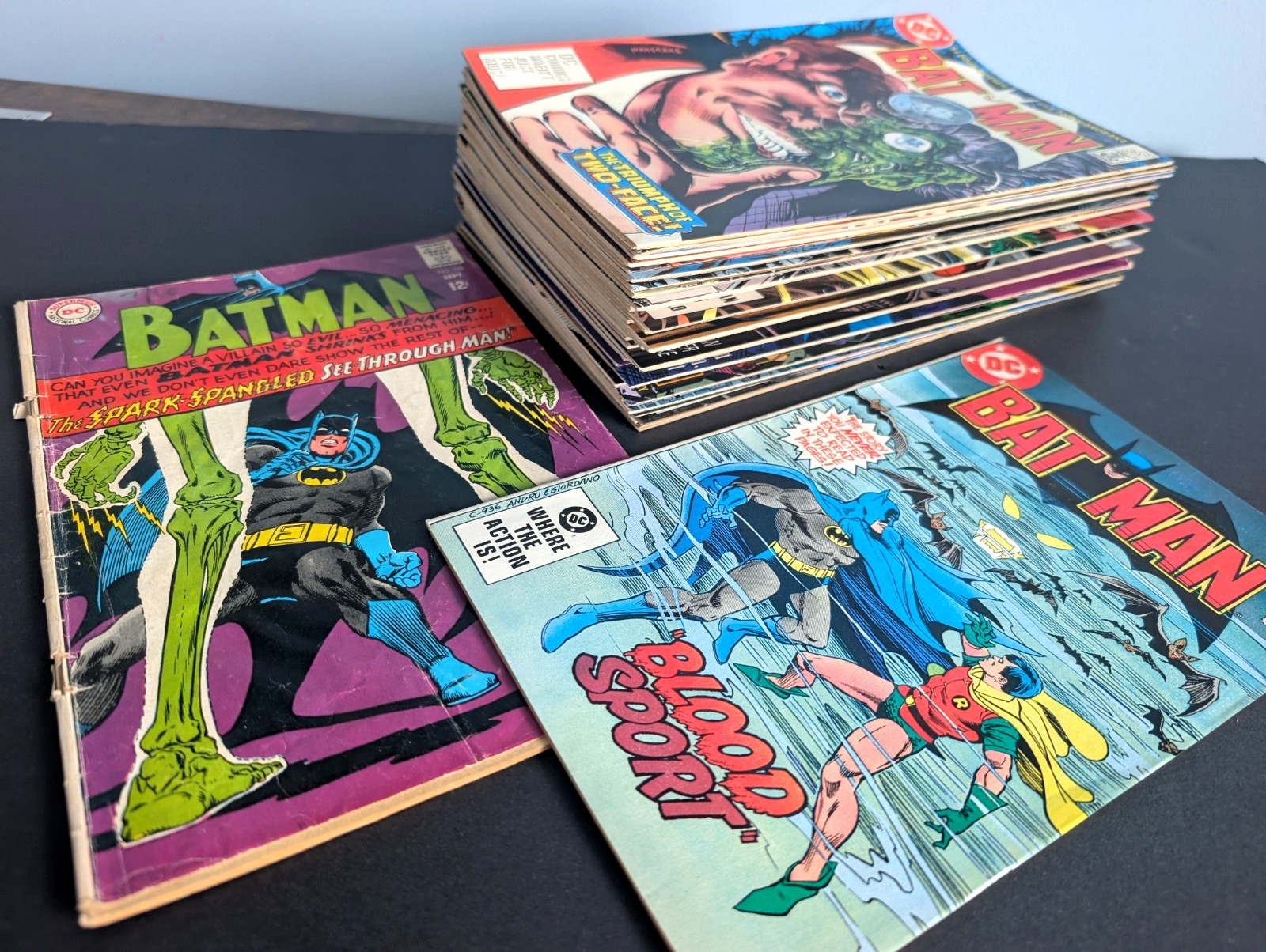 Batman Comic Lot 42 Issues #195 #349 397-476 Year 3 Dark Knight DC