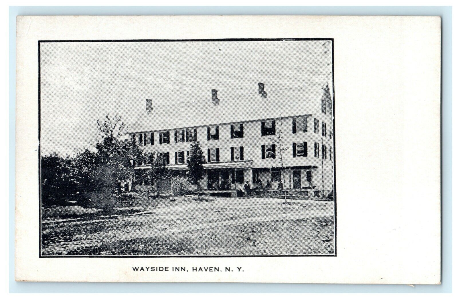 Wayside Inn Haven New York 1907 Vintage Postcard