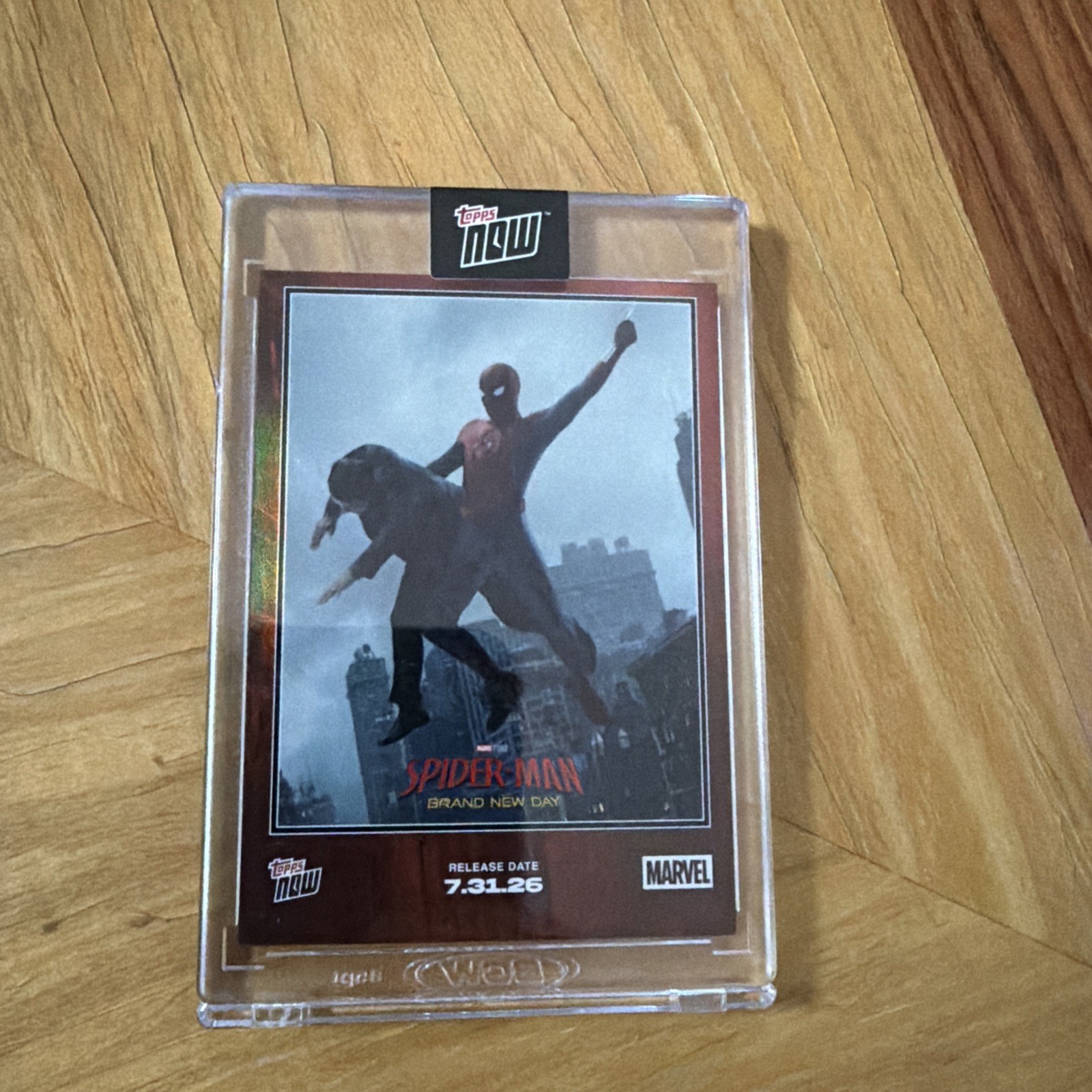 2026 Marvel Topps NOW Spider-Man Brand New Day Card SMSSP Image Variation SSP