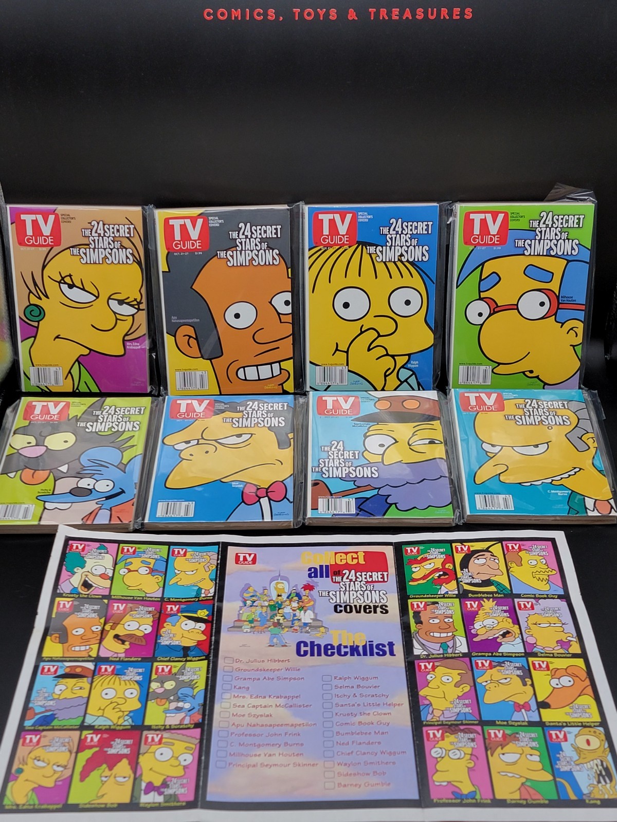 TV Guide The Simpsons Complete Set 2000
