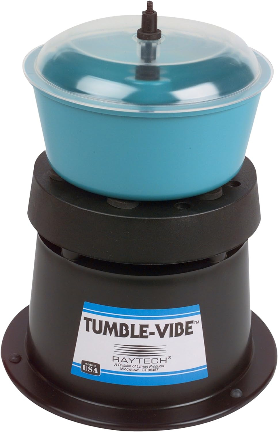 23-001 TV-5 Standard Vibratory Plastic Tumbler, 0.05 Cubic Feet Bowl Capacity, 1