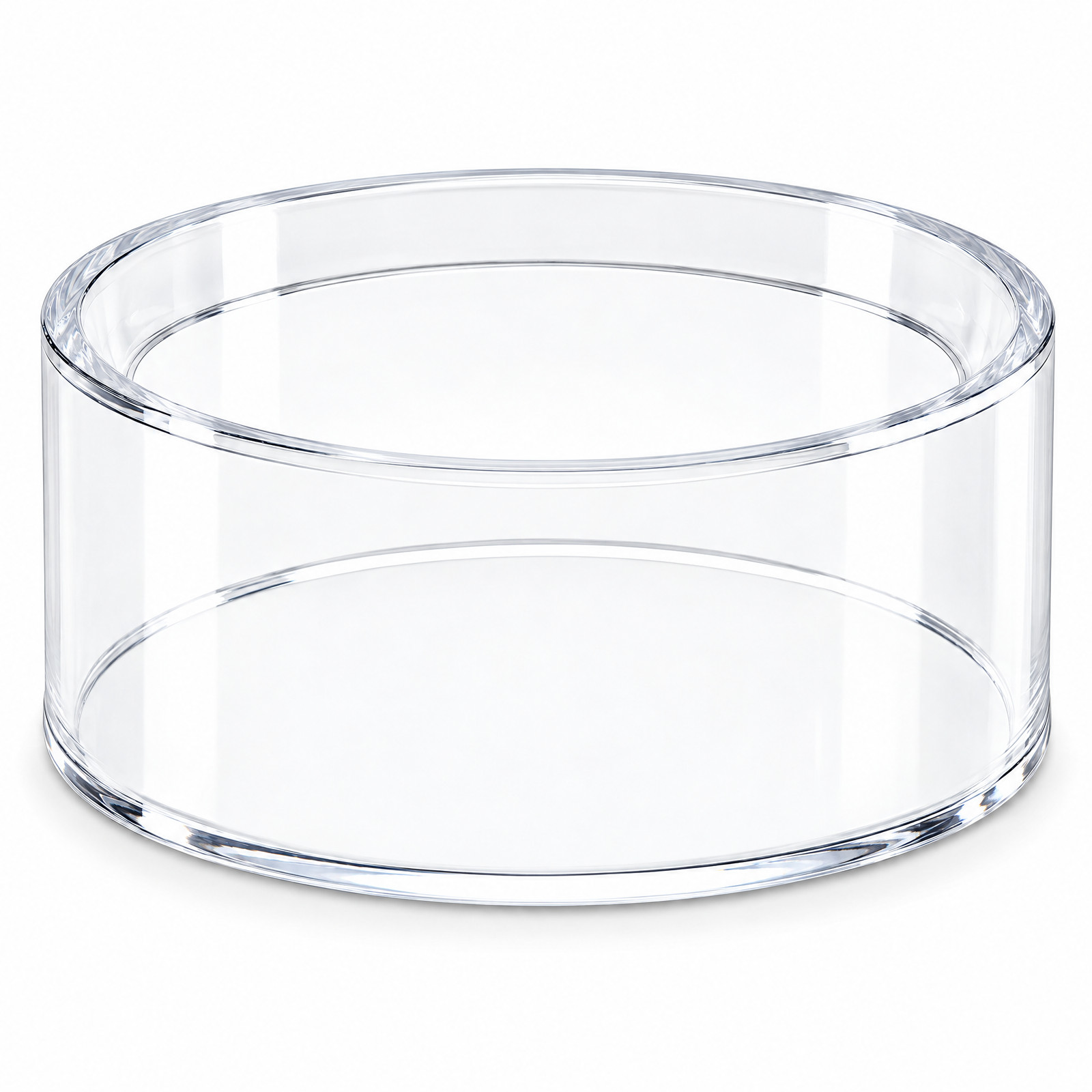 Round Clear Plastic Egg Stand Holder 1.25 Inches Diameter