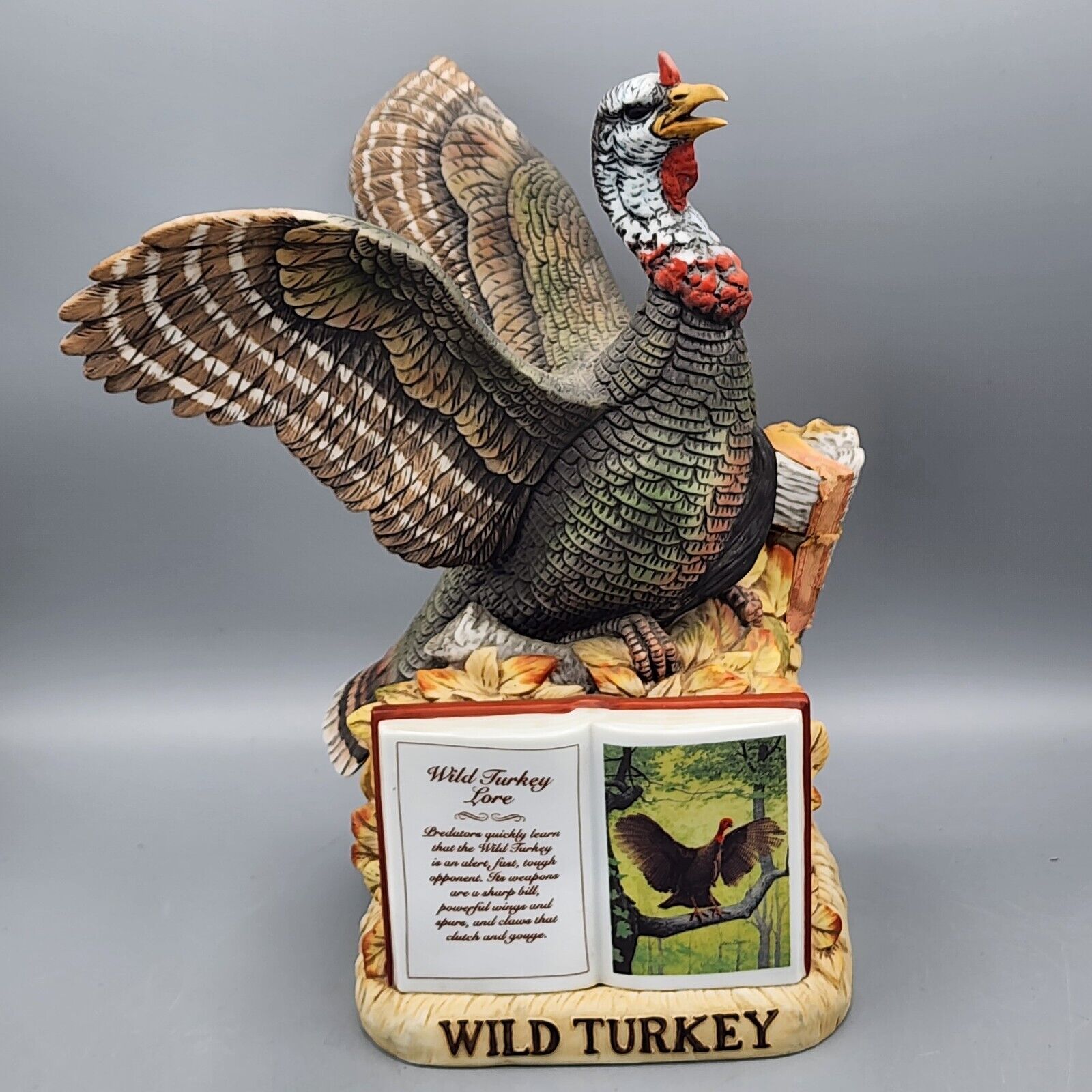Austin Nichols Wild Turkey Series 2, No. 4 LE Porcelain Empty Decanter 1982