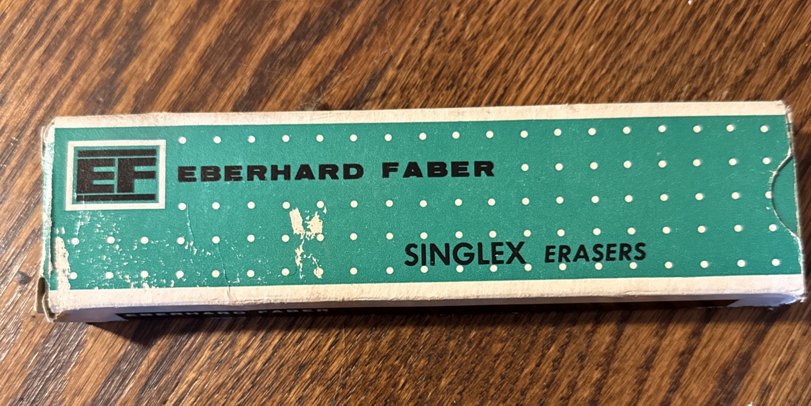 VTG Eberhard Faber Singlex Erasers NIB No 10 Pencils 9 in original box Rare