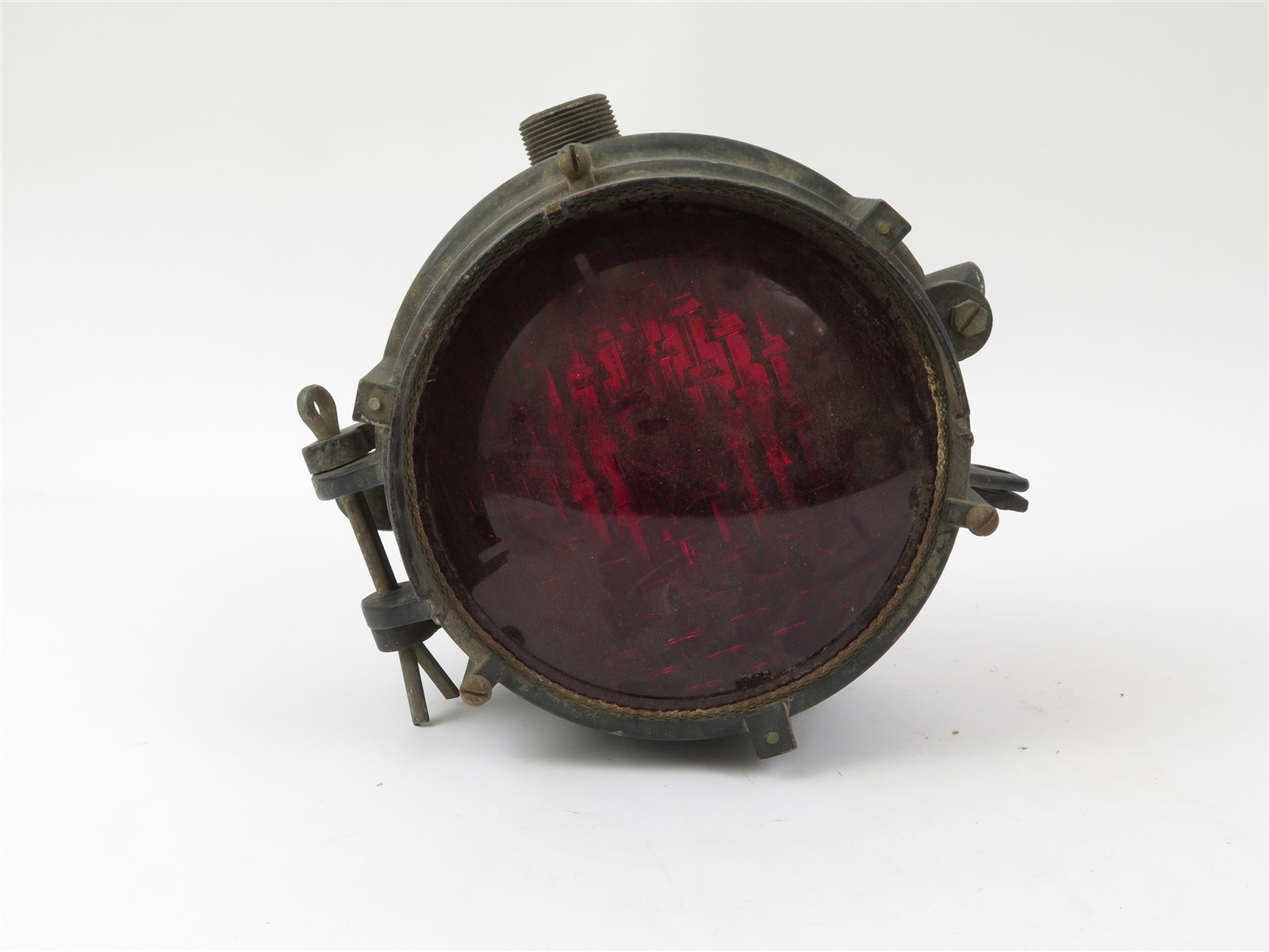 Vintage GRS General Railway Co. Signal Light Red Lens 11.5\