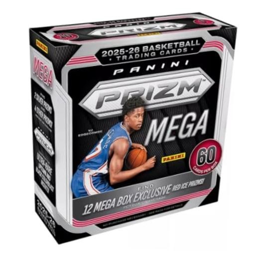 2025-26 Panini Prizm Basketball Retail Mega Box | Exclusive Retail Prizms,