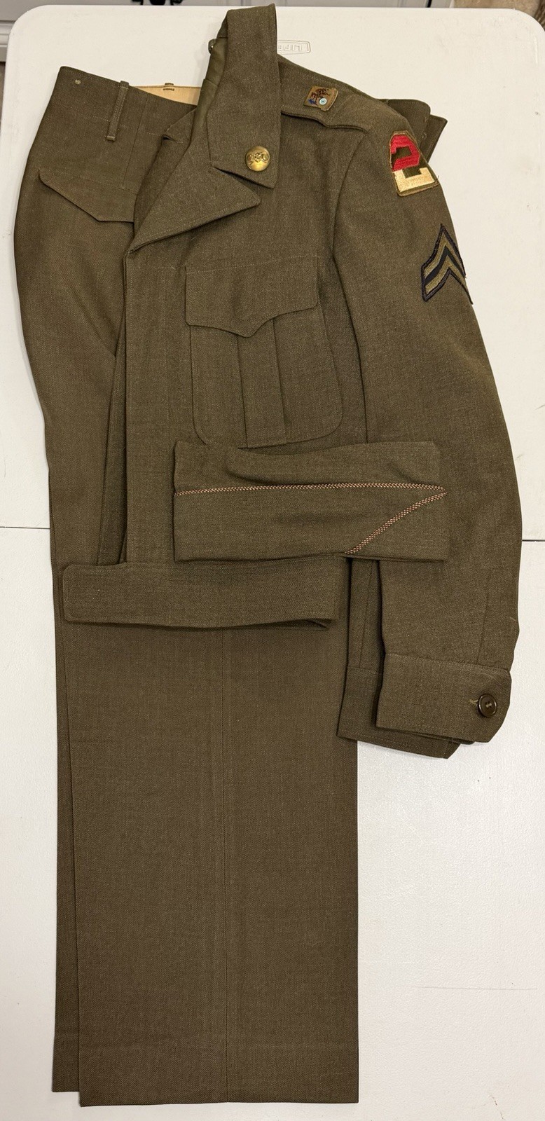 US WWII 8th Army uniform RARE 2nd Chemical Mortar Battalion (