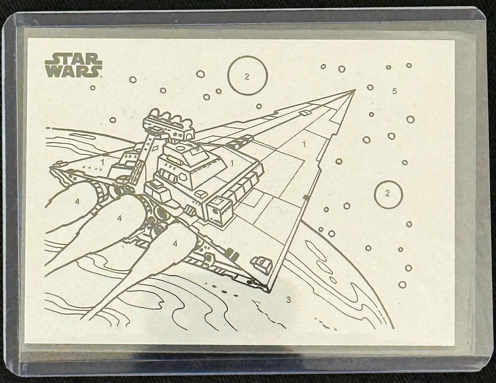 Topps 2025 Star Wars Chrome By The Number Insert CP-13 Star Destroyer