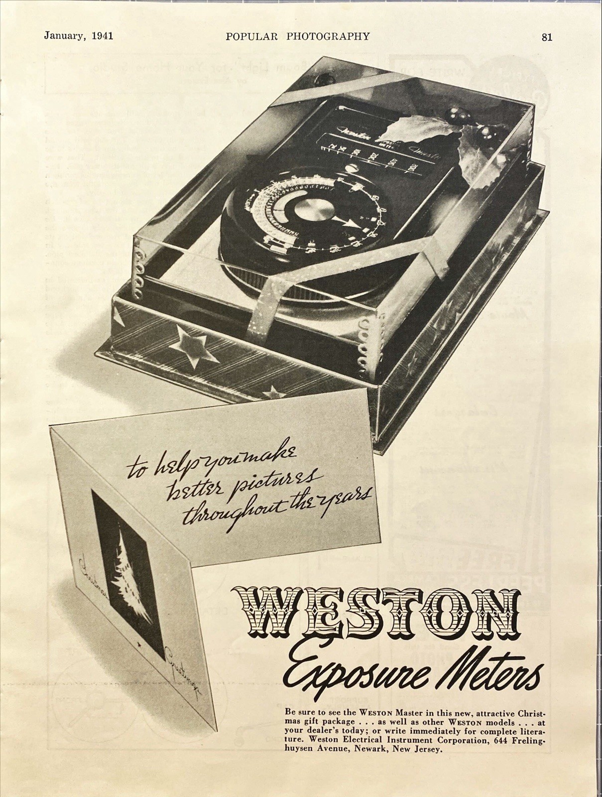 Weston Exposure Meters \