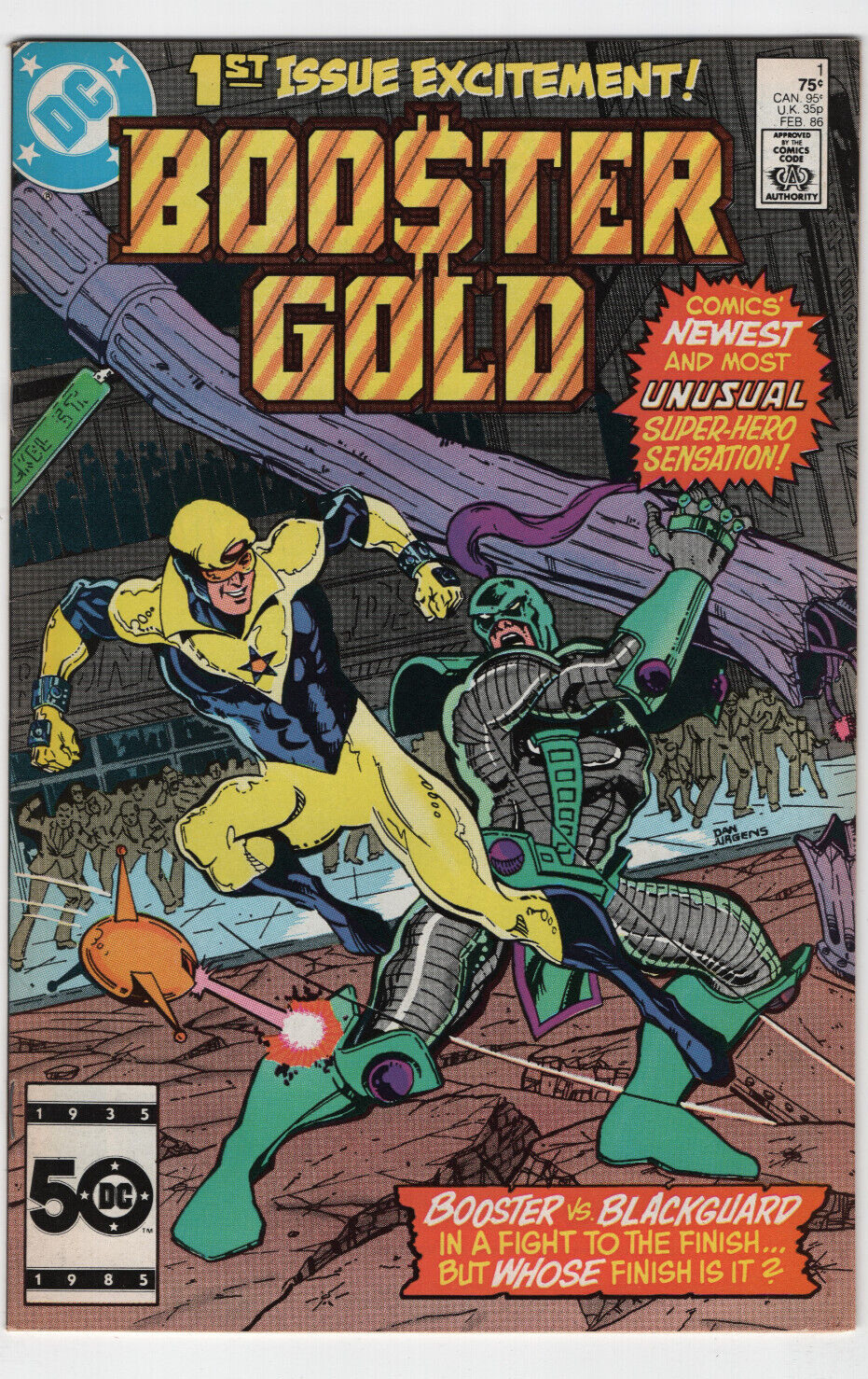 Booster Gold #1 DC Comics 1987 1st Appearance App Booster Gold & Skeets DCU