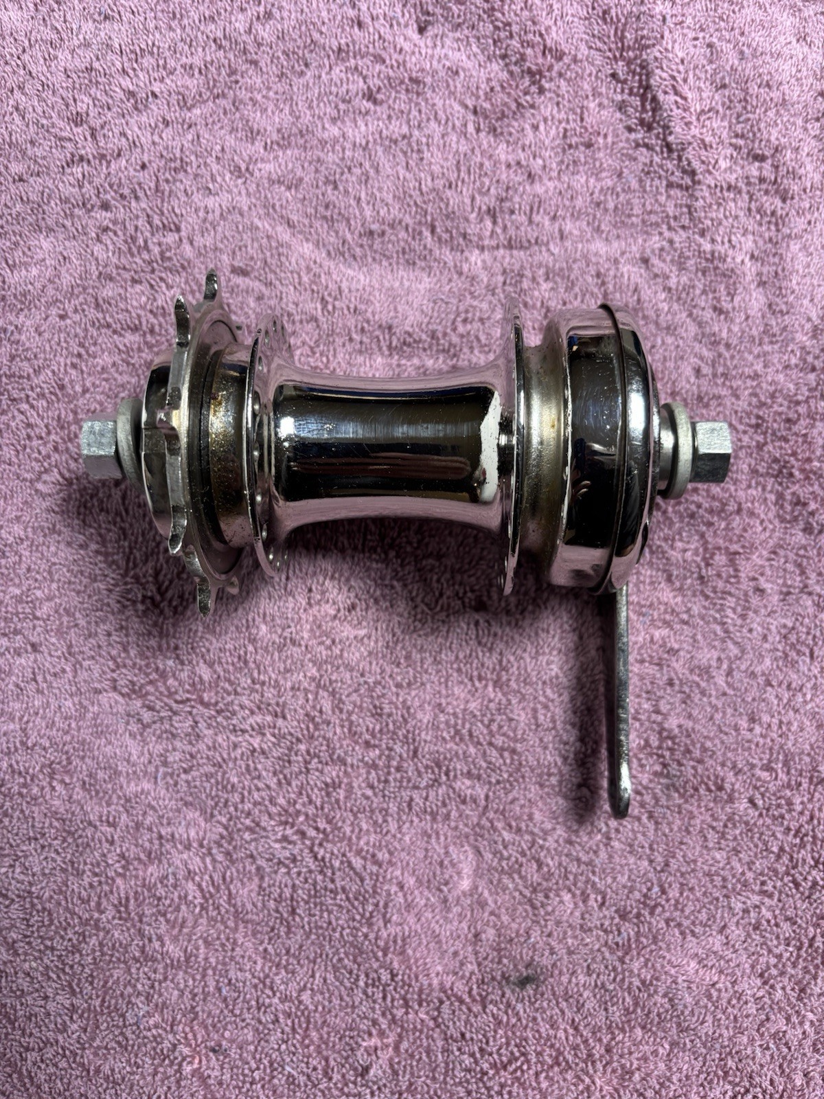 ANTIQUE 1890'S / 1900'S CIRCA CORBIN DUPLEX MODEL 8 REAR 36 HOLE REPLATED HUB