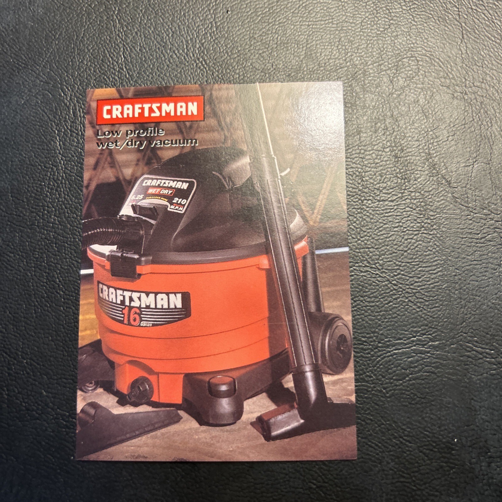 Jb10b Sears Roebuck Craftsman 1998 #16 Low Profile Wet Dry Vacuum