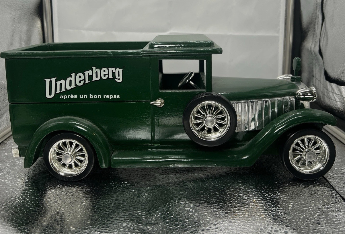 UNDERBERG BITTERS MOBILE GERMAN DISPLAY TRUCK + TRAILER + TIN