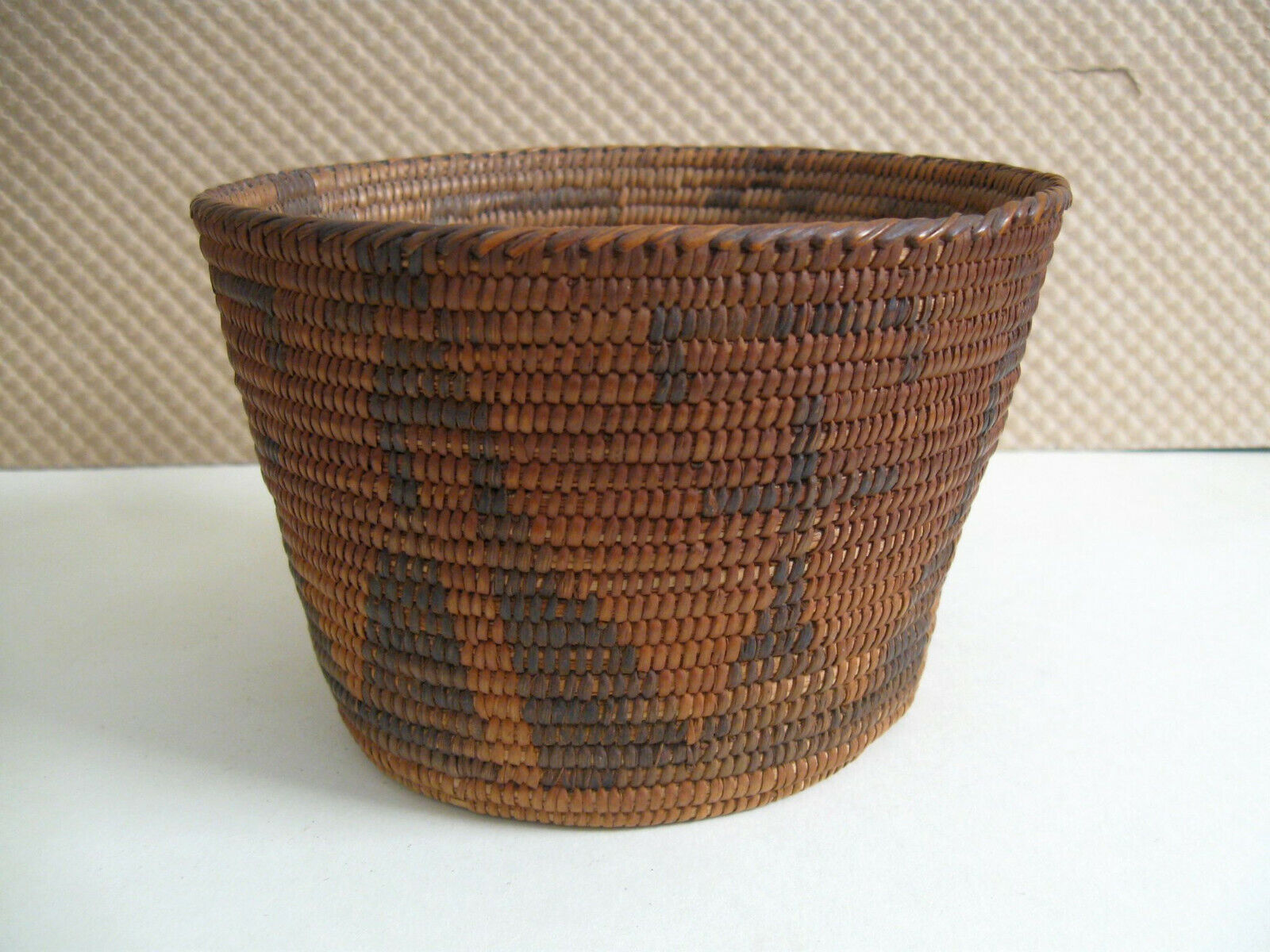 1880-1920 Pima or Apache Native American Indian hand woven basket 6.5\