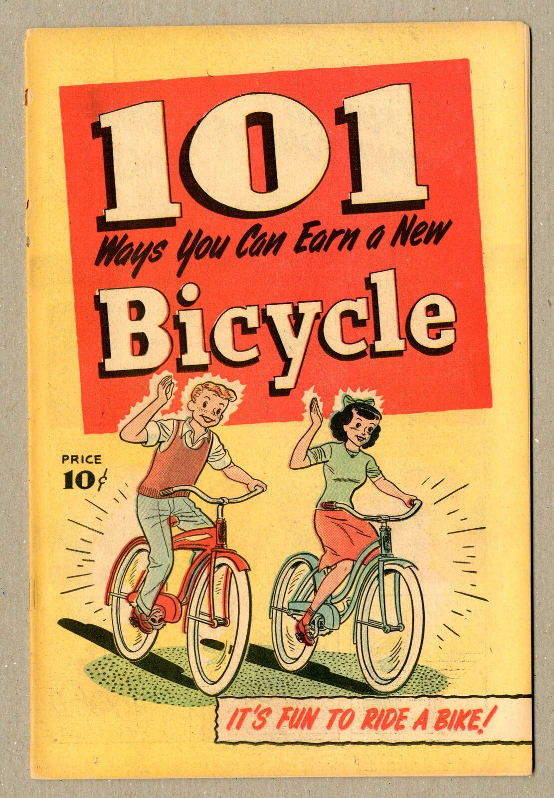 101 Ways You Can Earn A New Bicycle 1952 VG 4.0