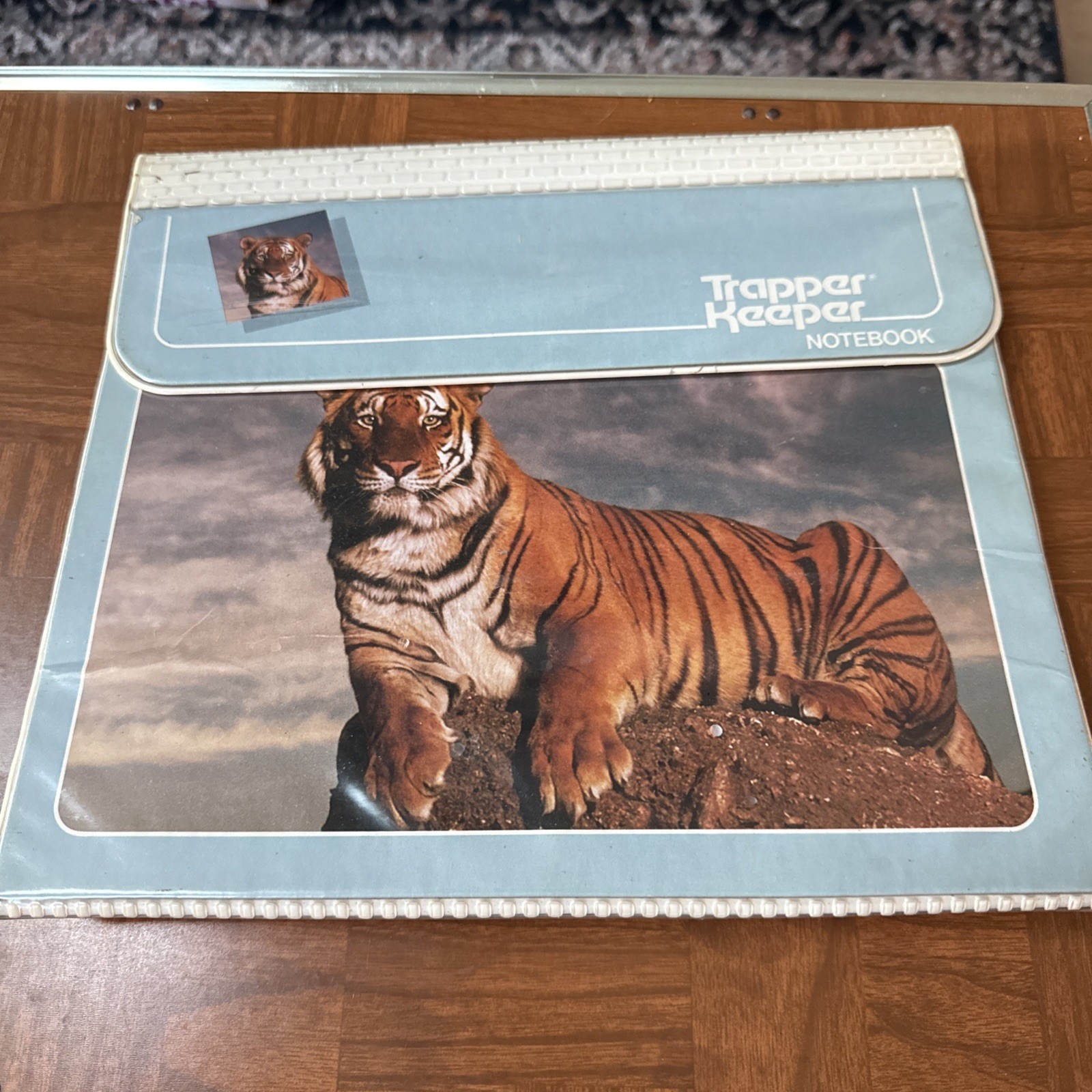 Hard-to-find Vintage 1985 Mead Trapper Keeper TIGER Retro 80s Notebook AWESOME