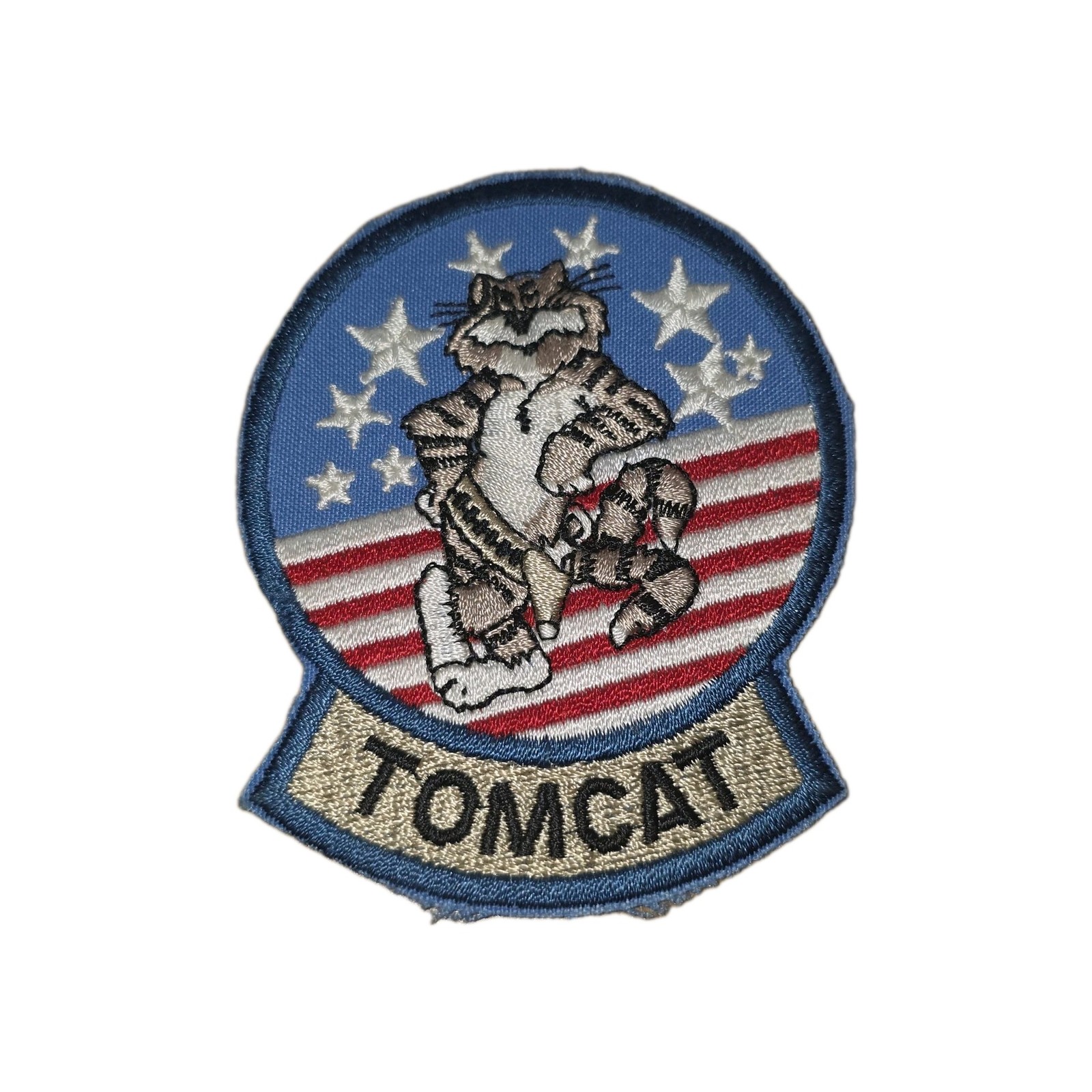 US Navy F-14 Tomcat Fighter Jet Embroidered Patch Vintage Original