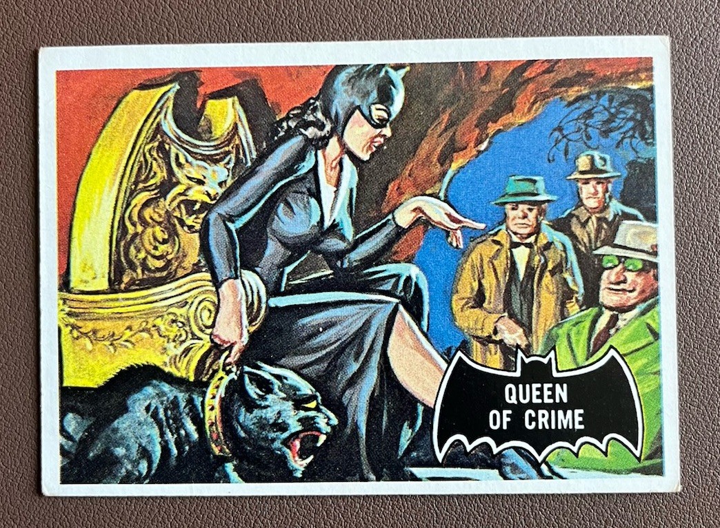 1966 Topps Batman #26 Queen Of Crime Black Bat EX