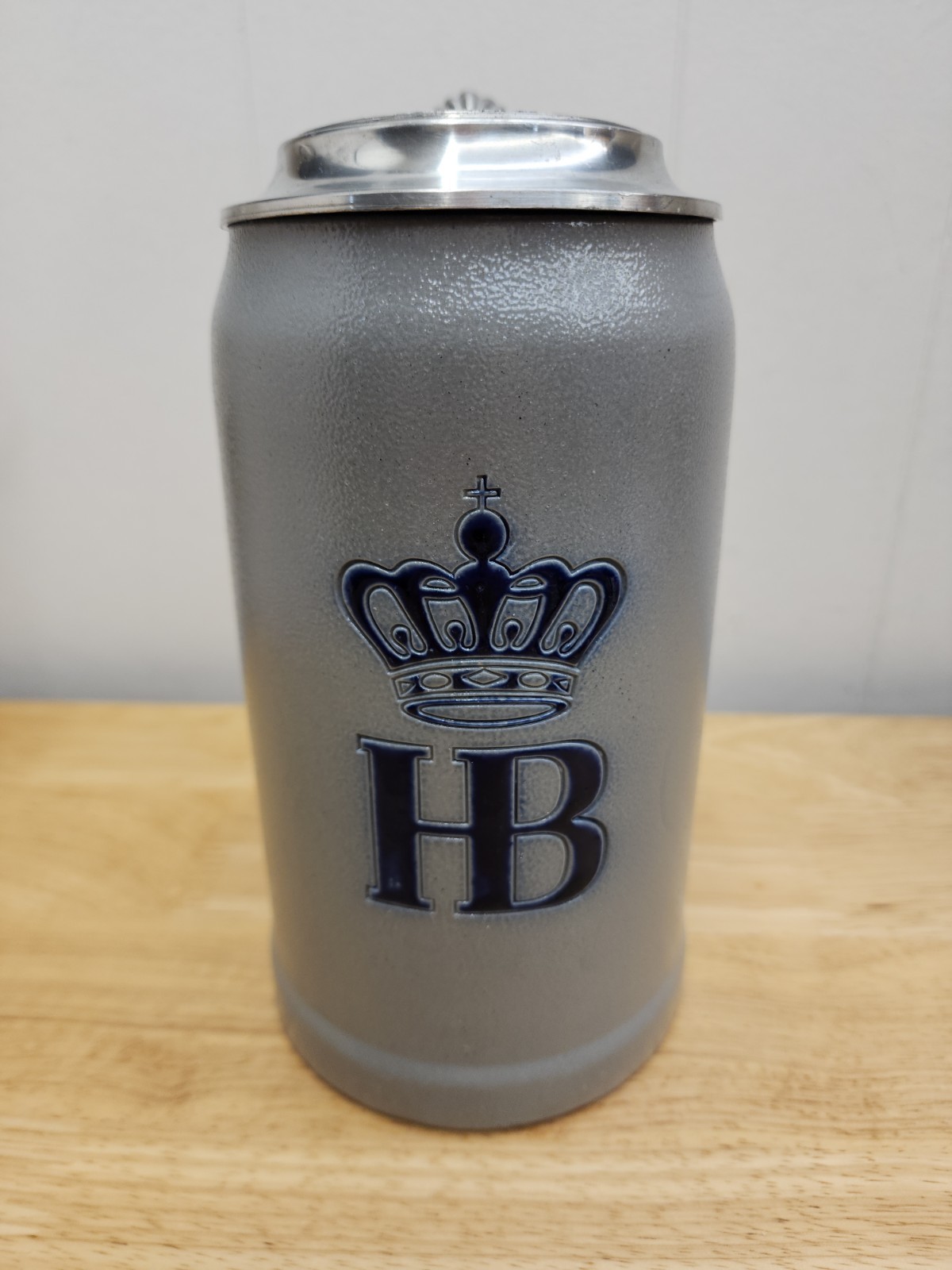 Hofbräuhaus München 1L Stoneware Beer Stein With Pewter Lid - Made in Germany