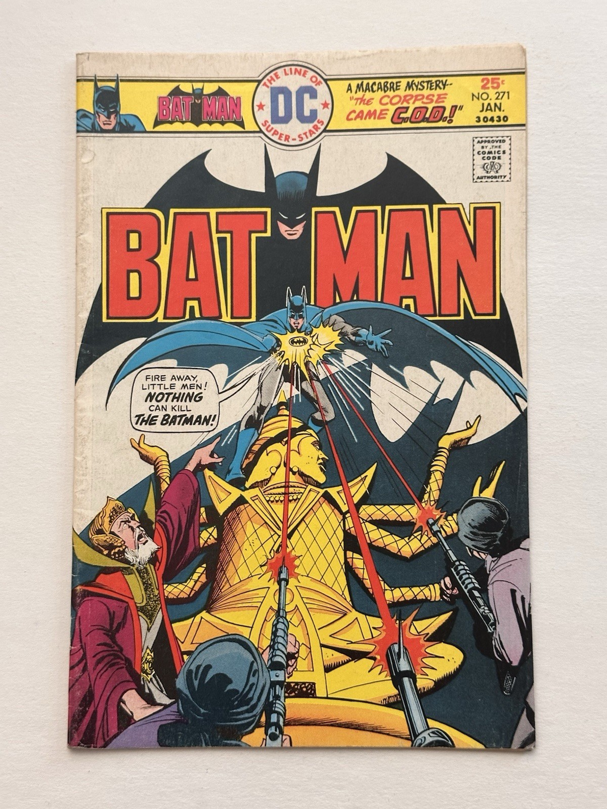 Batman #271 (DC Comics January 1976) The Corpse Came C.O.D.