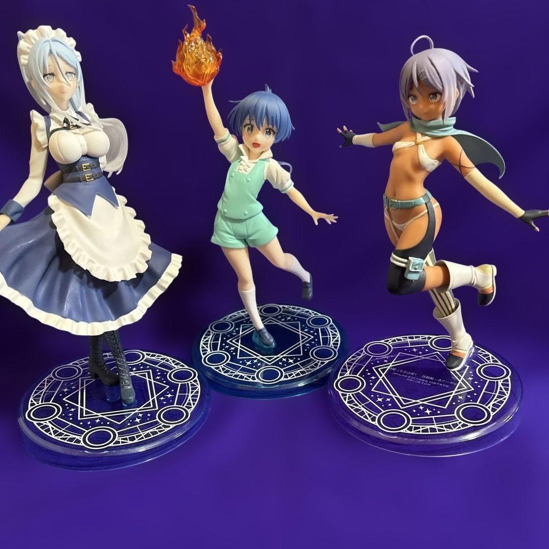 Reincarnated as the Seventh Prince Figure Set 3 Pieces Collectible Anime Japan