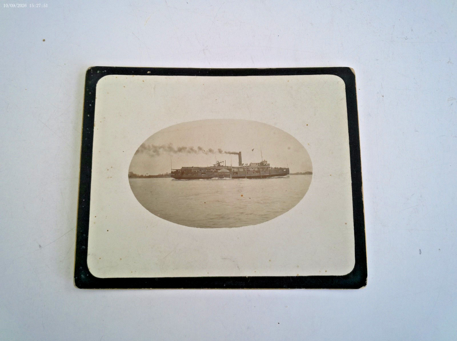 Rare 1892 Photo of Steamer Rare 1892 Photo of Steamer