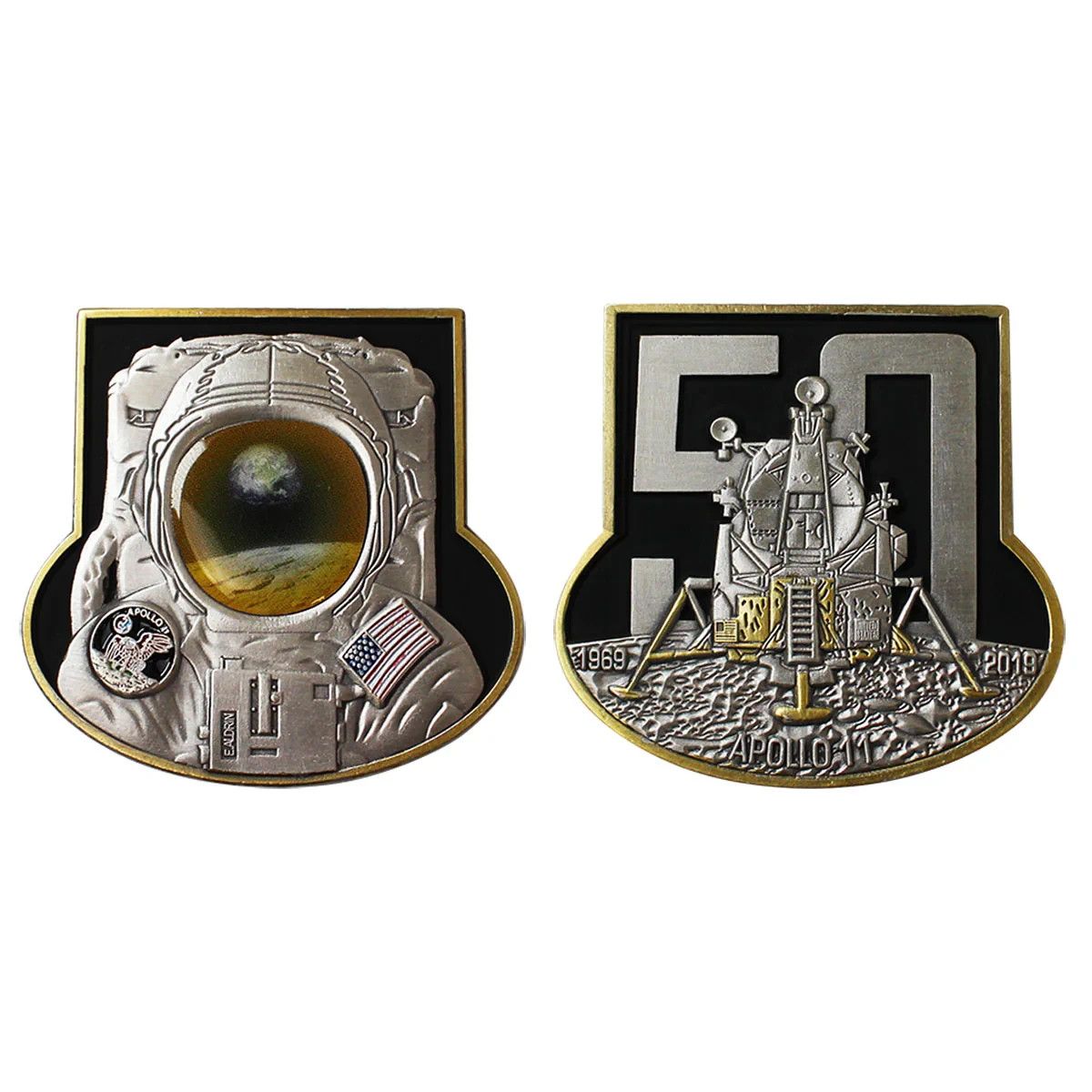 2″ U.S. Navy Apollo 11 50th Anniversary Challenge Coin — Veteran Owned 2″ U.S. Navy Apollo 11 50th Anniversary Challenge Coin — Veteran Owned