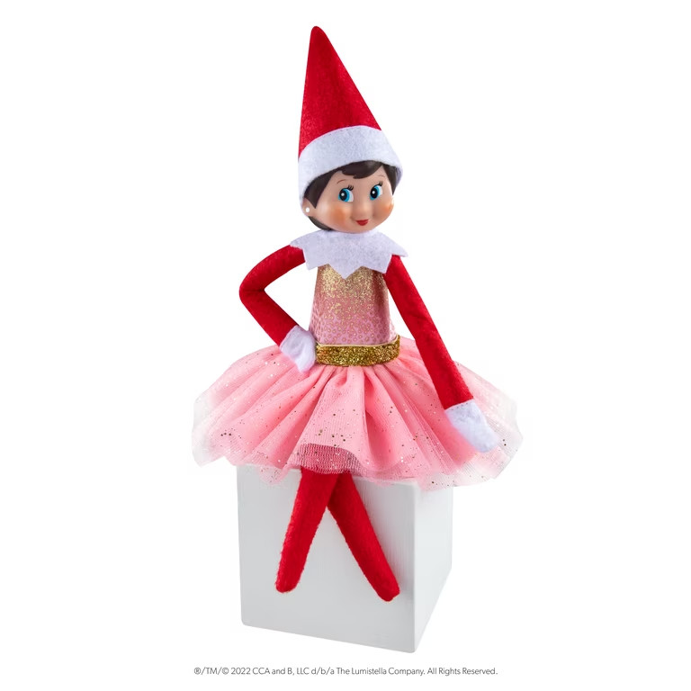 Claus Couture Girl ELF on the SHELF Pink Sparkle Party Dress * New in Box