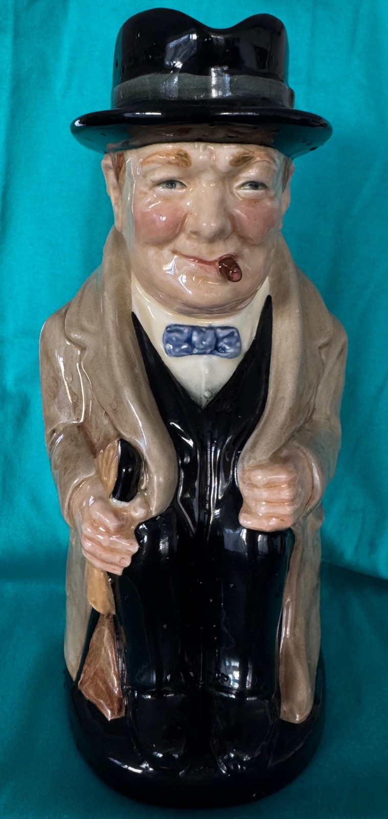 royal doulton figurines rare Winston Churchill Toby Mug Excellent Condition
