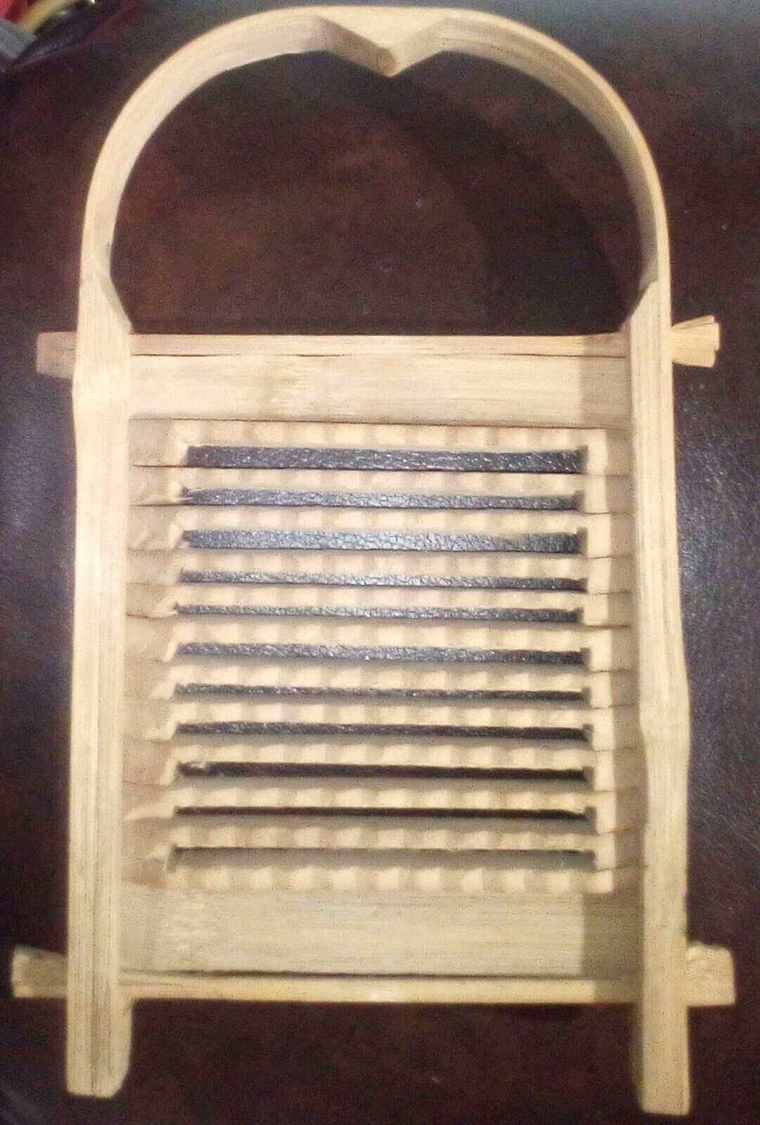 Antique Primitive Oriental Ginger/Bamboo Vintage Grater From China