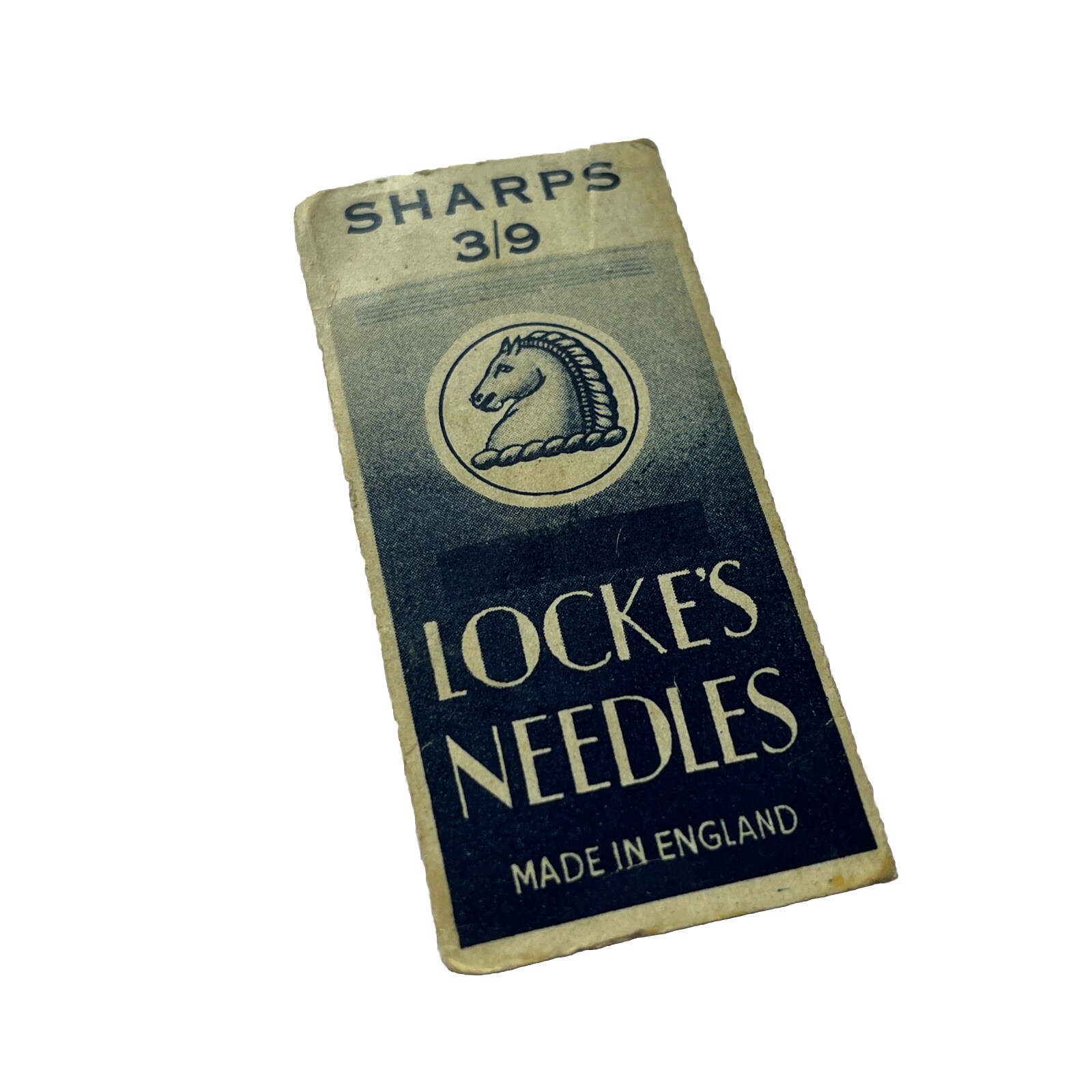 Vintage Locke\'s Nickel Plated Sheffield Steel Needles Advertising Envelope