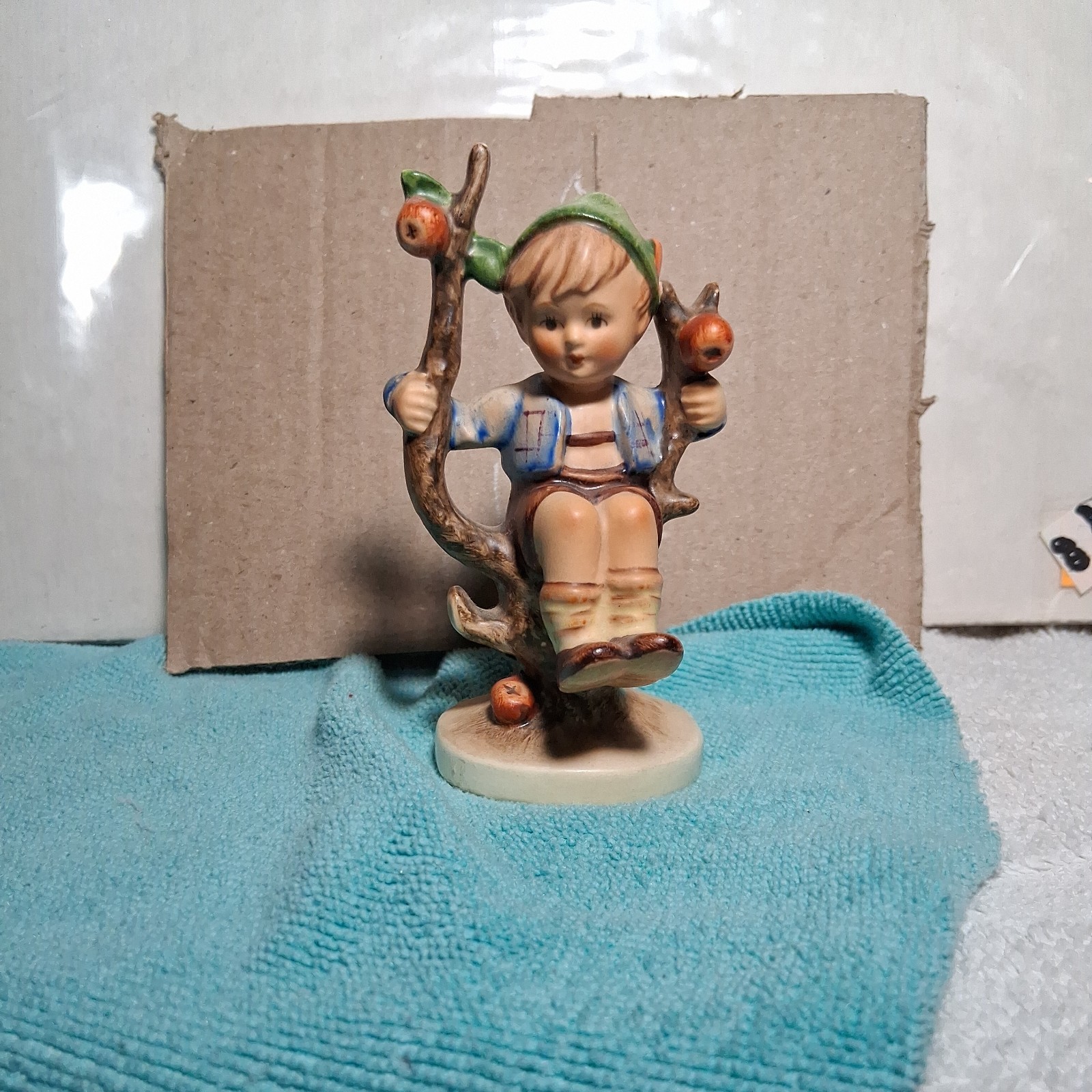 Vintage Hummel Goebel Germany Porcelain Apple Tree Boy Figurine 4.25