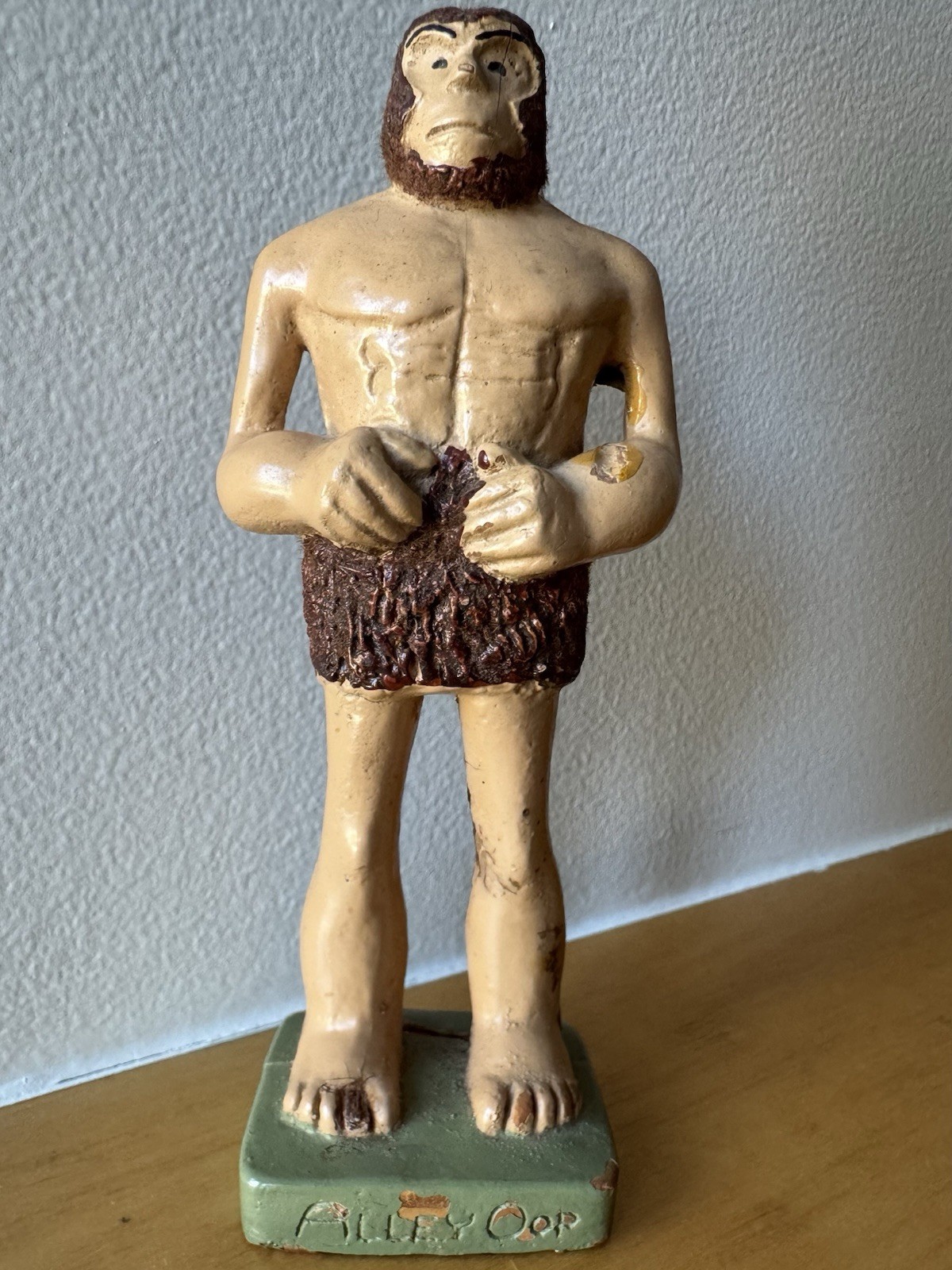 RARE Alley Oop 1946 Figurine R.W. Kerr Company Syroco Style 1940 Comic Character