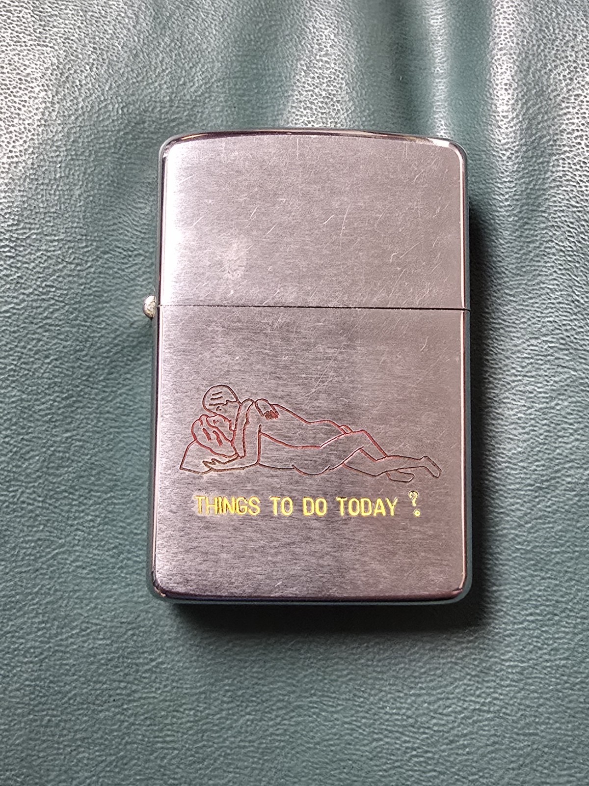 Extremely Rare 1967 Vietnam FRTIZ Things To Do Today Zippo Lighter