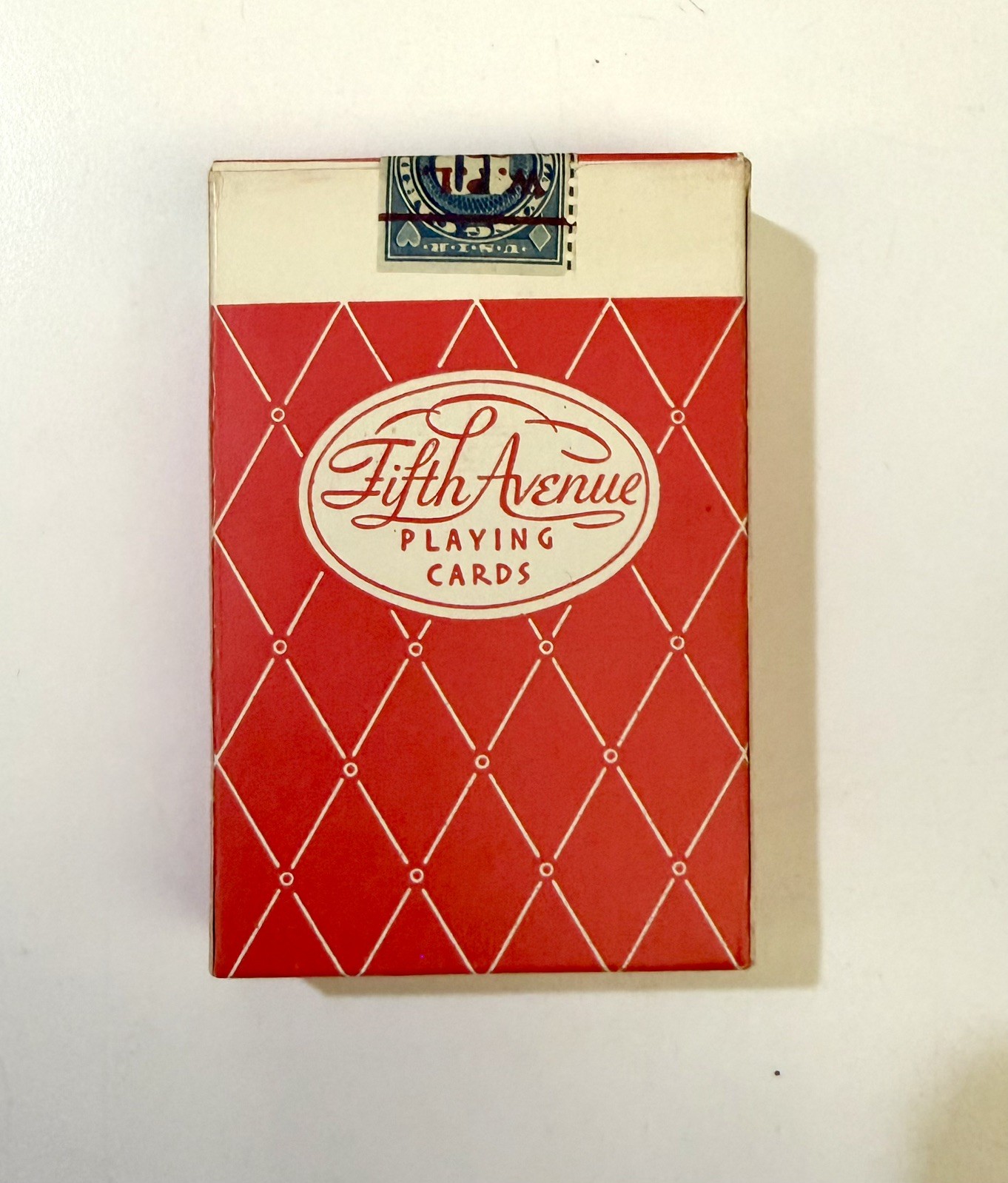 Vintage Fifth Avenue Playing Cards Brand New Sealed 10 Cent Tax Stamp