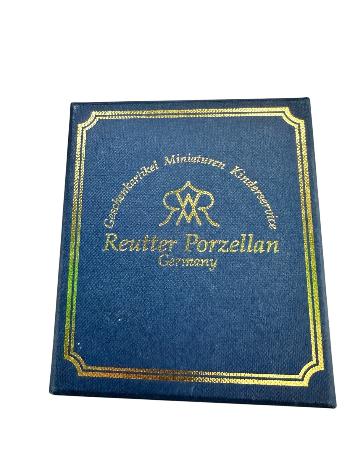 REUTTER PORZELLAN PETER RABBIT MINIATURE TEA SET IN BOX GERMANY